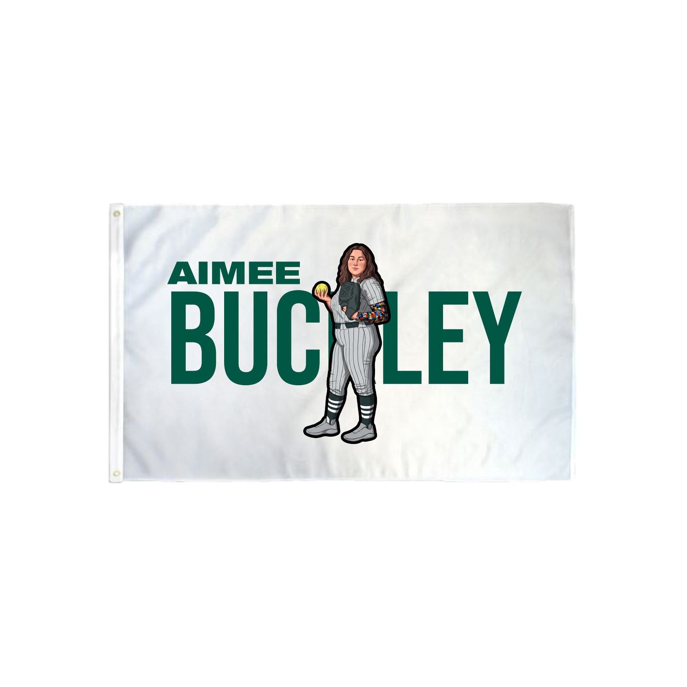 3x5 Flag — Player Name in Classic