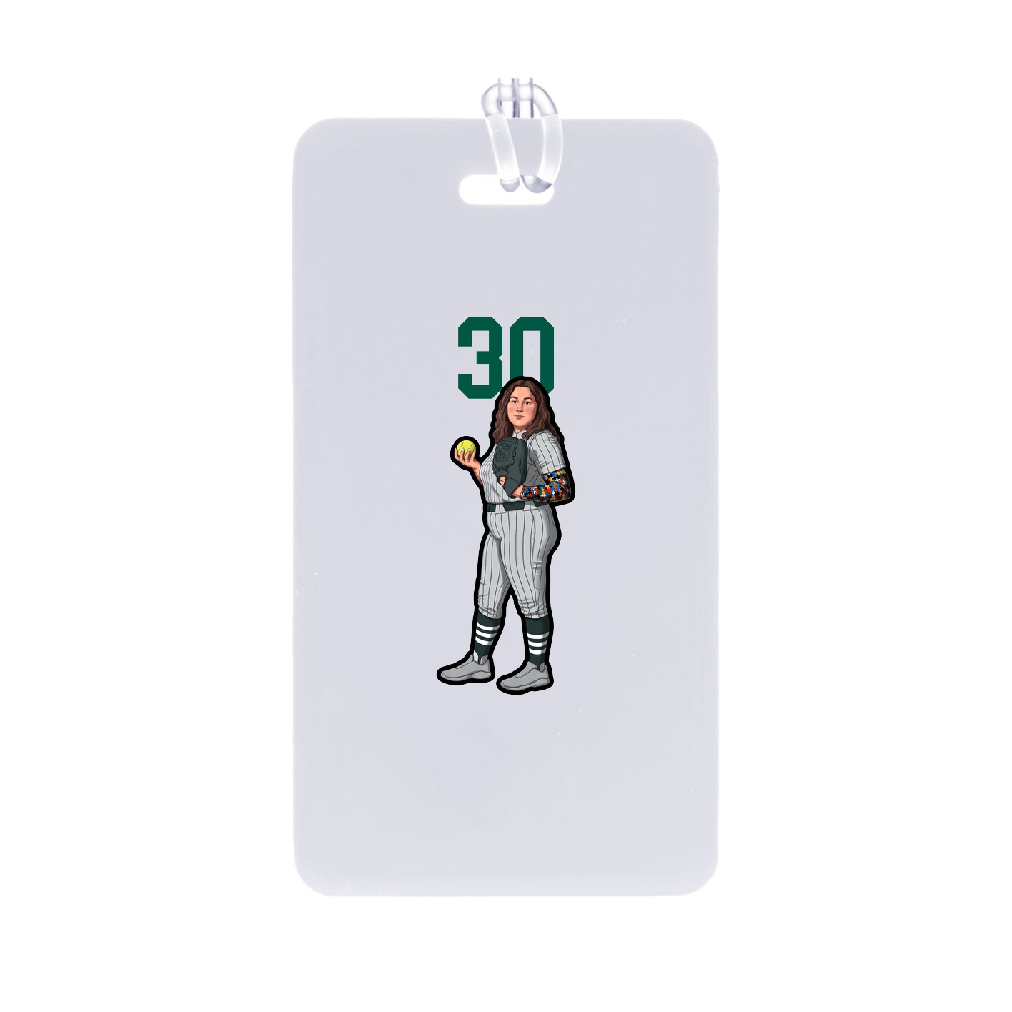 Bag Tag — Number Top in Classic