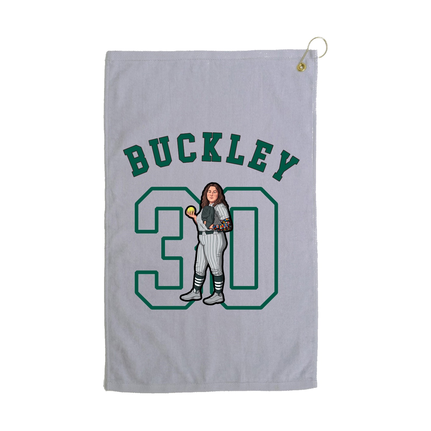Golf Towel — Shirsey Arch in Grey
