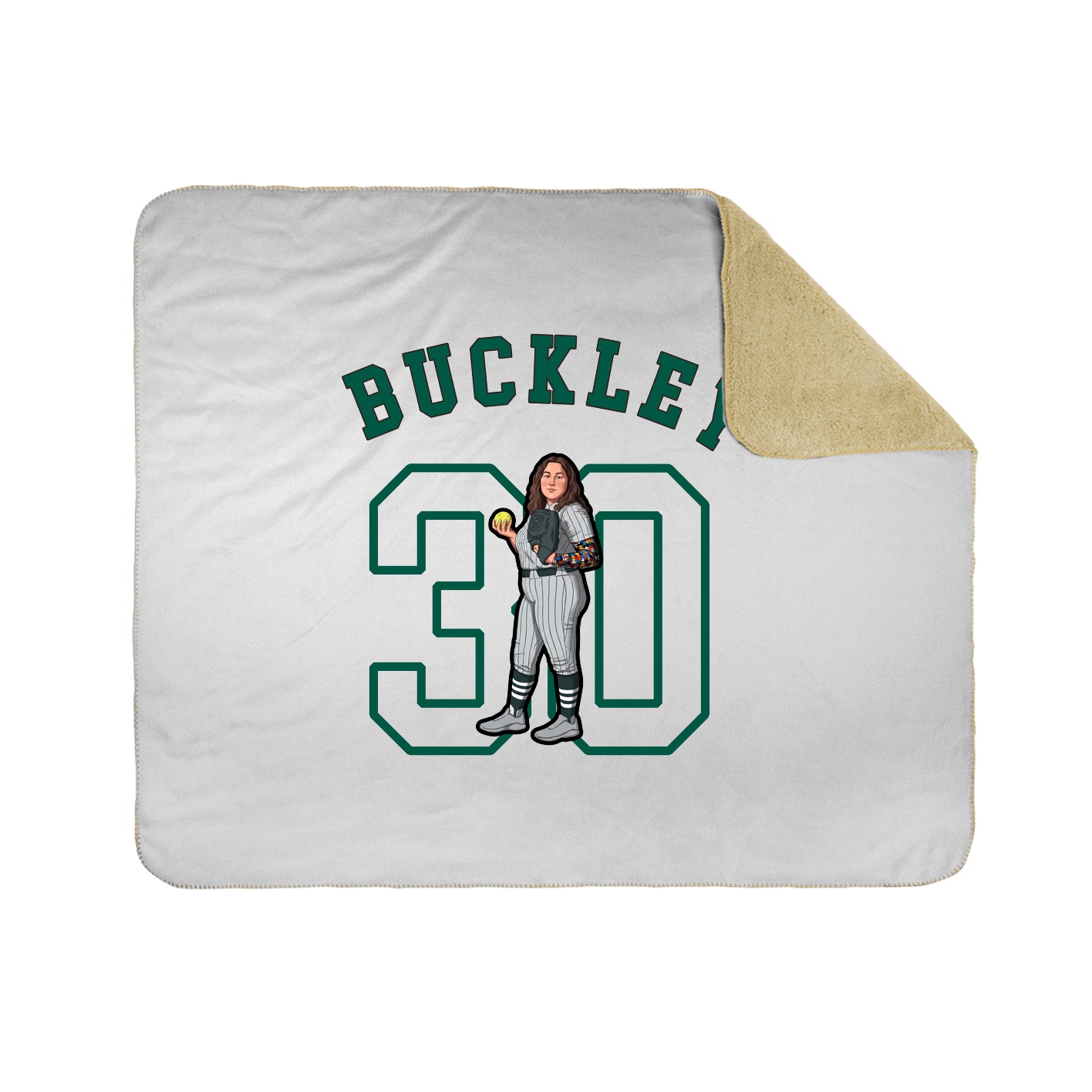 Throw Blanket — Shirsey Arch in White