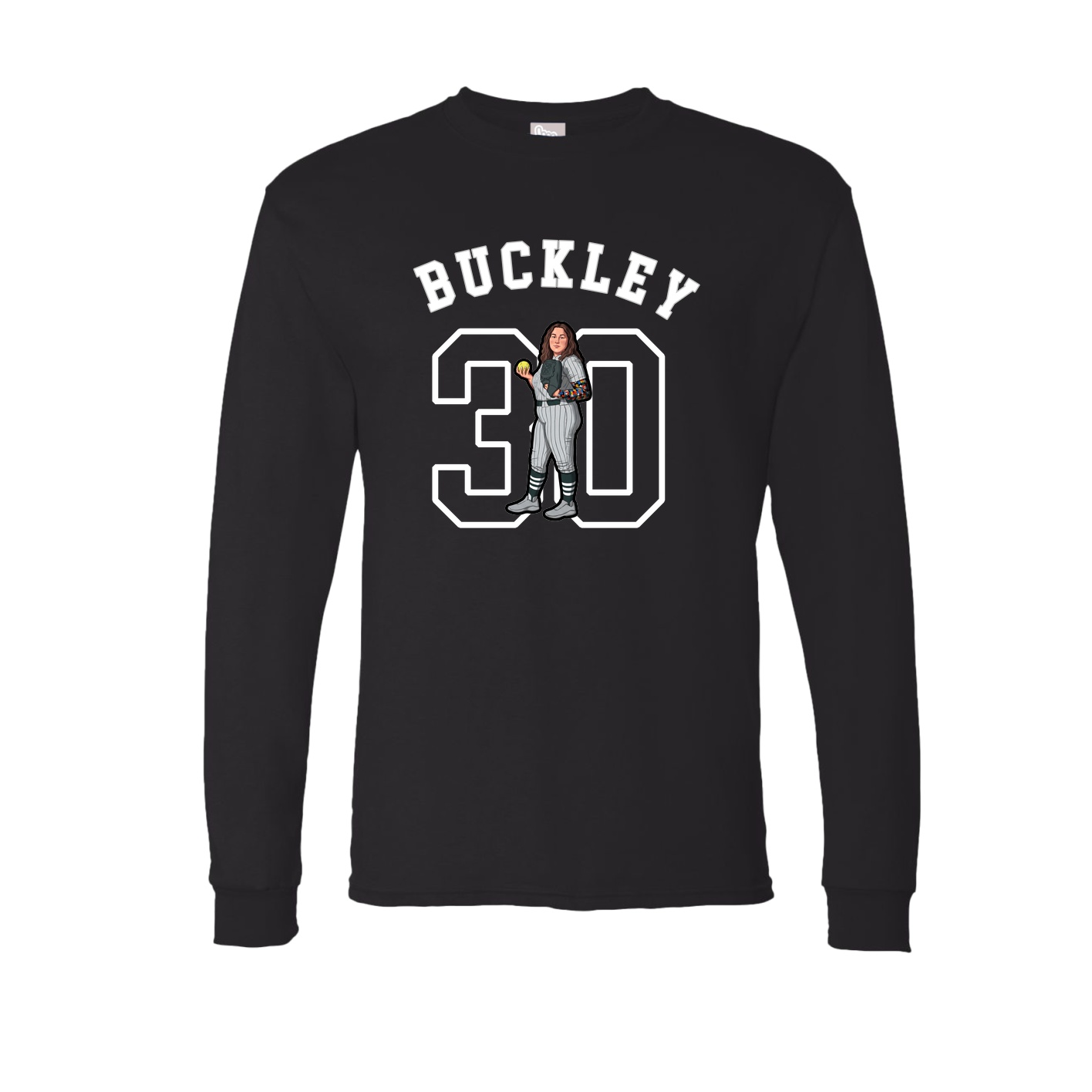 Long Sleeve Tee — Shirsey Arch in Black