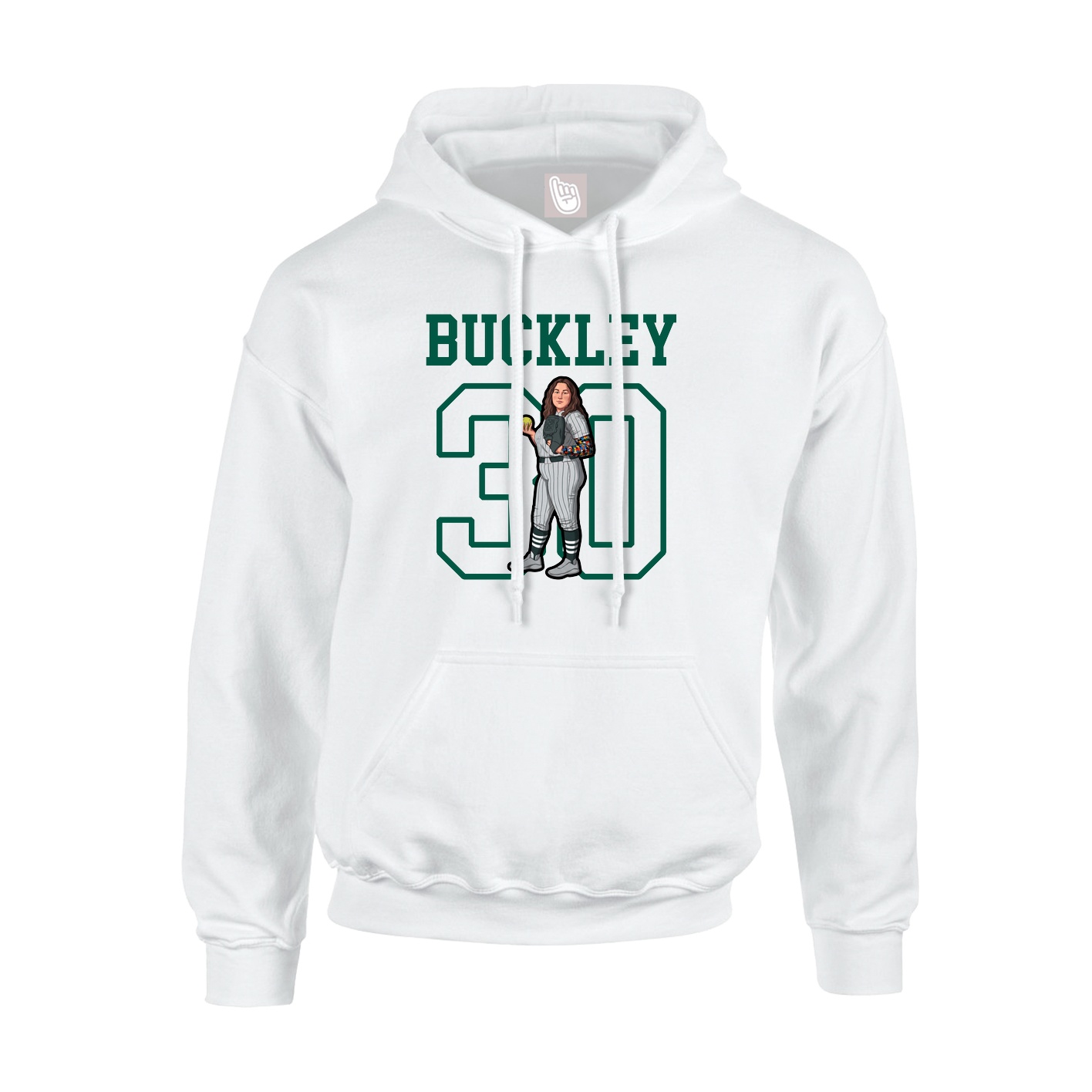Hoodie — Shirsey in White