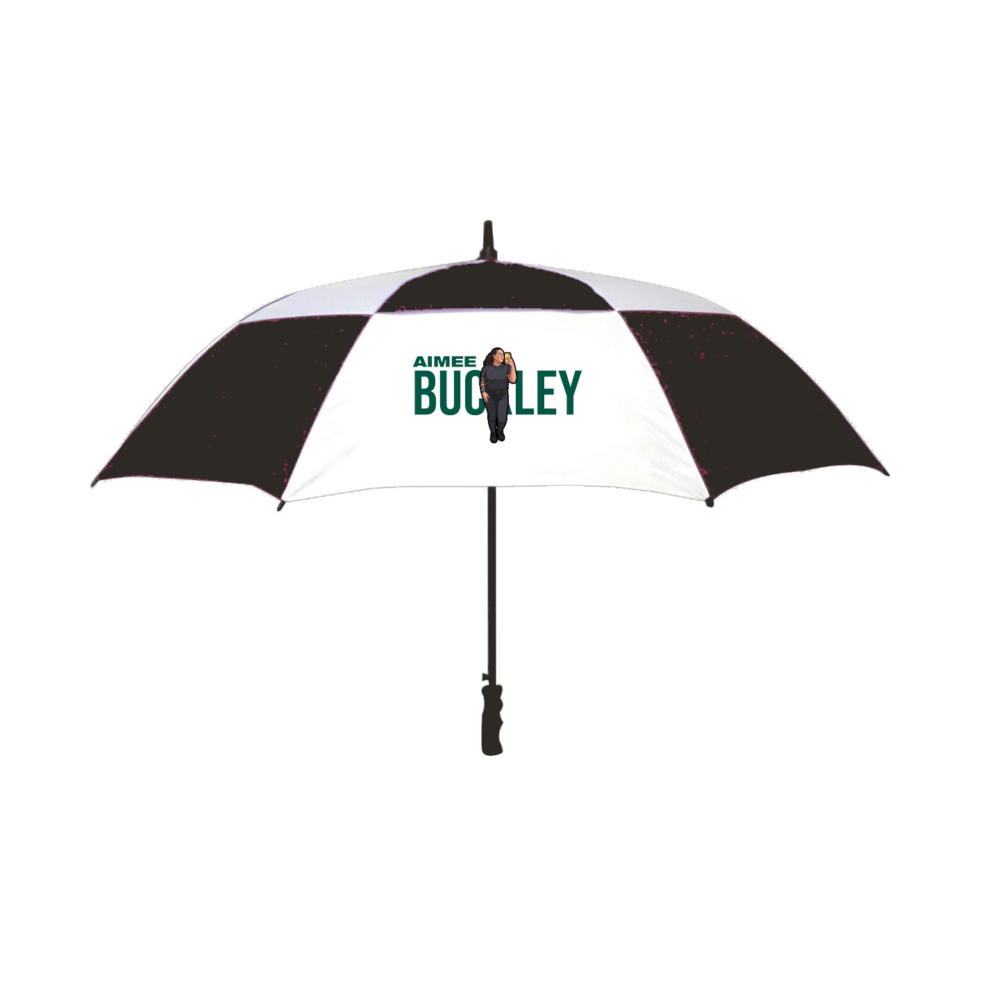 Golf Umbrella — Player Name in Black