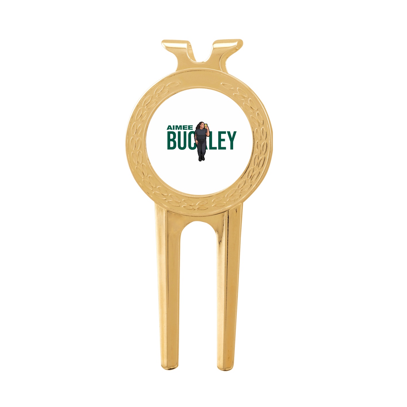 Divot Tool with Ball Marker — Player Name in Classic