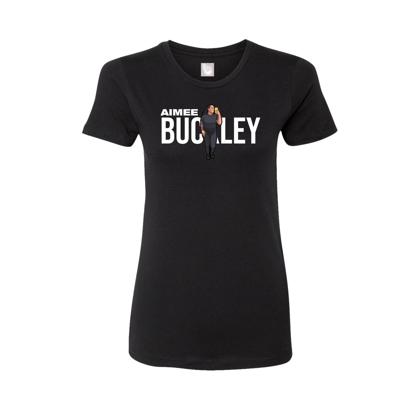 Womens Tee — Player Name in Black