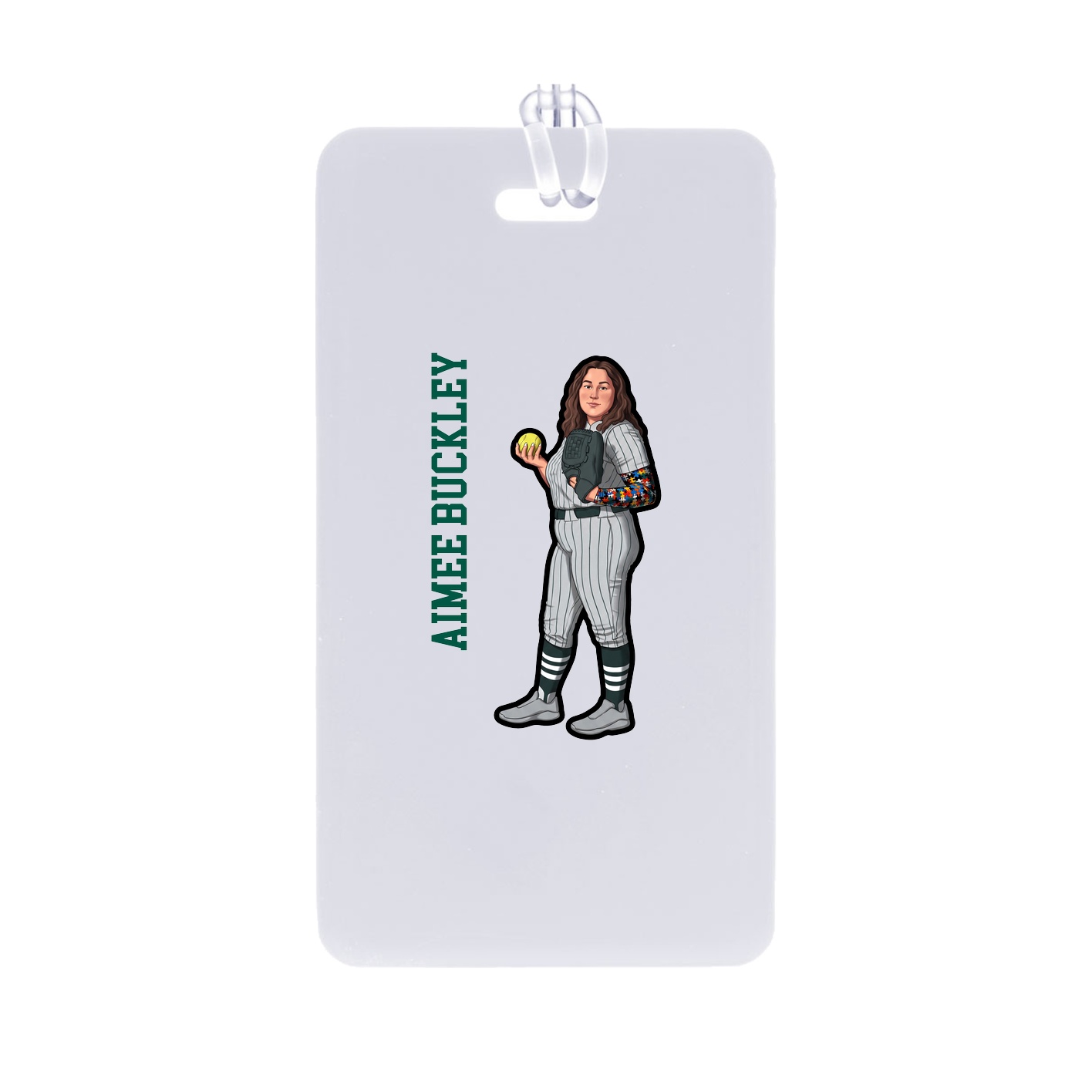 Bag Tag — Name Vertical in Classic