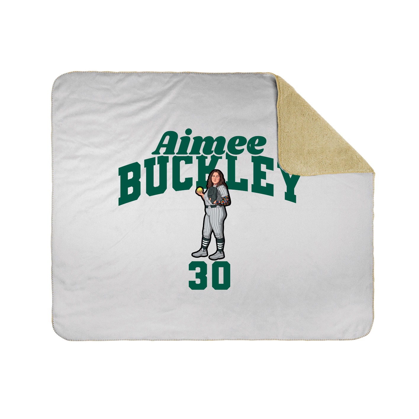 Throw Blanket — Signature Arch in White