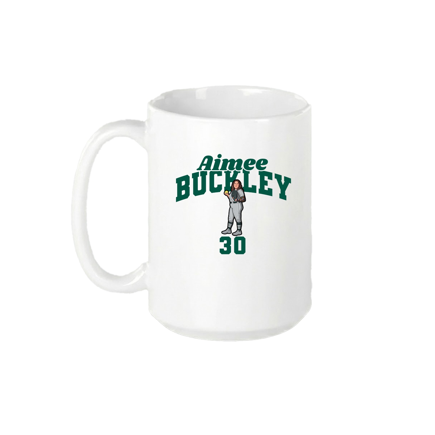 15oz Coffee Mug — Signature Arch in White