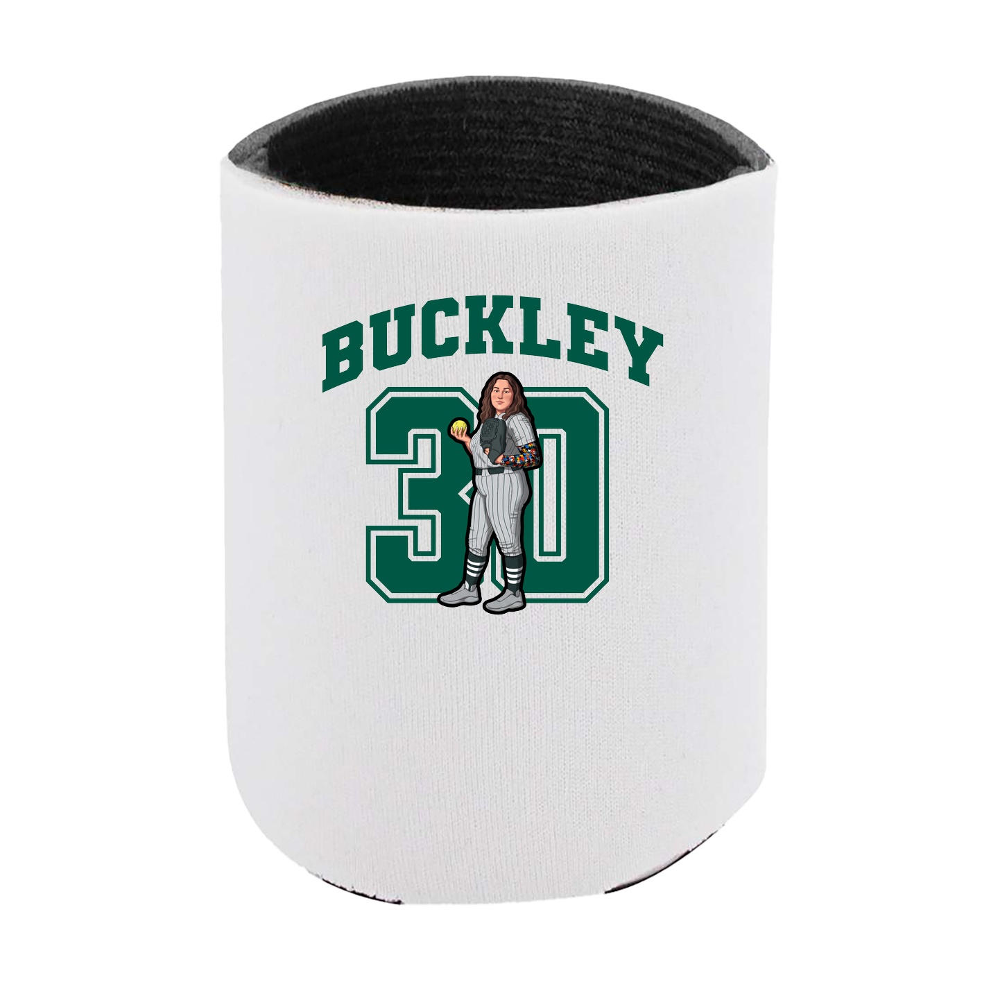 Can Holder — Number in White