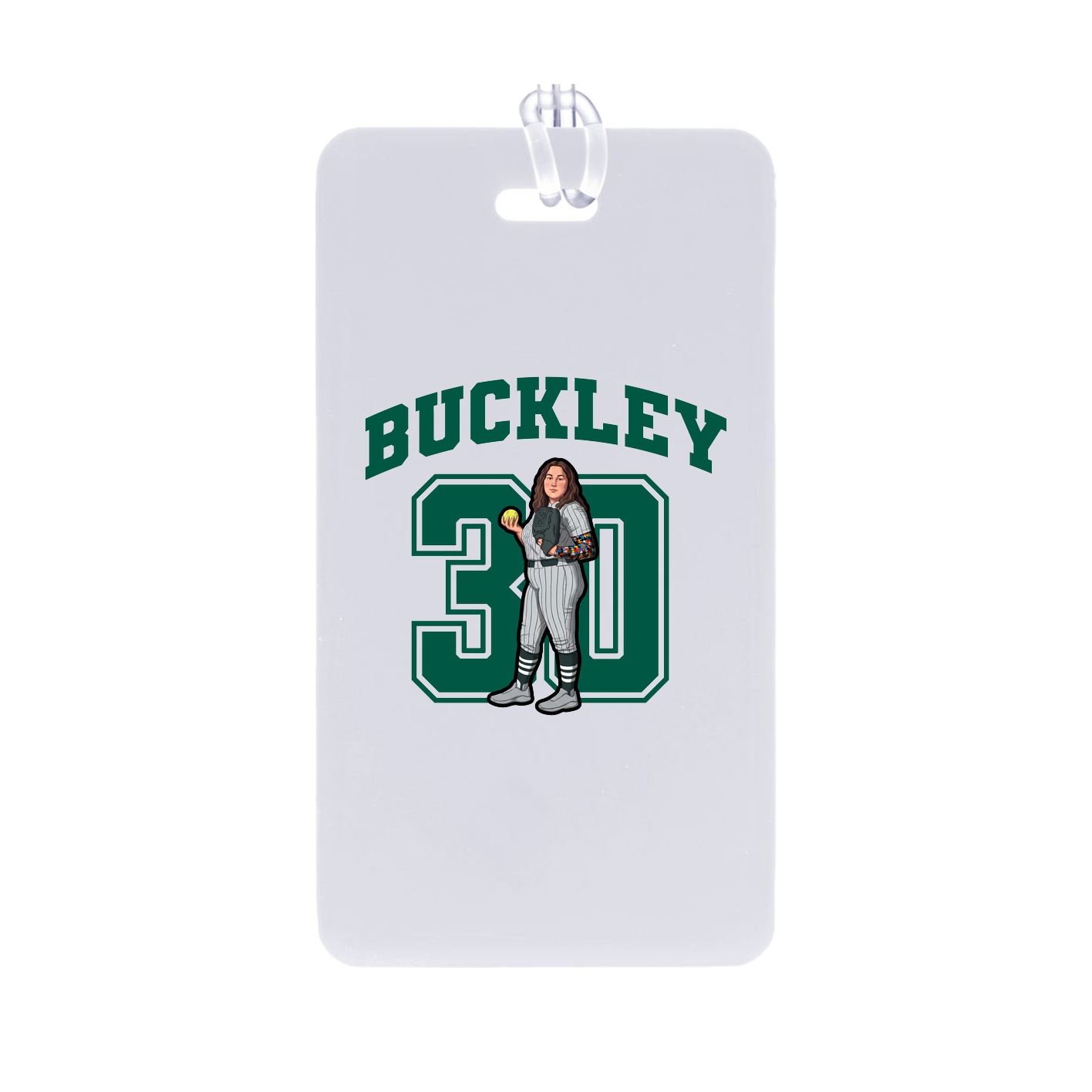 Bag Tag — Number in Classic
