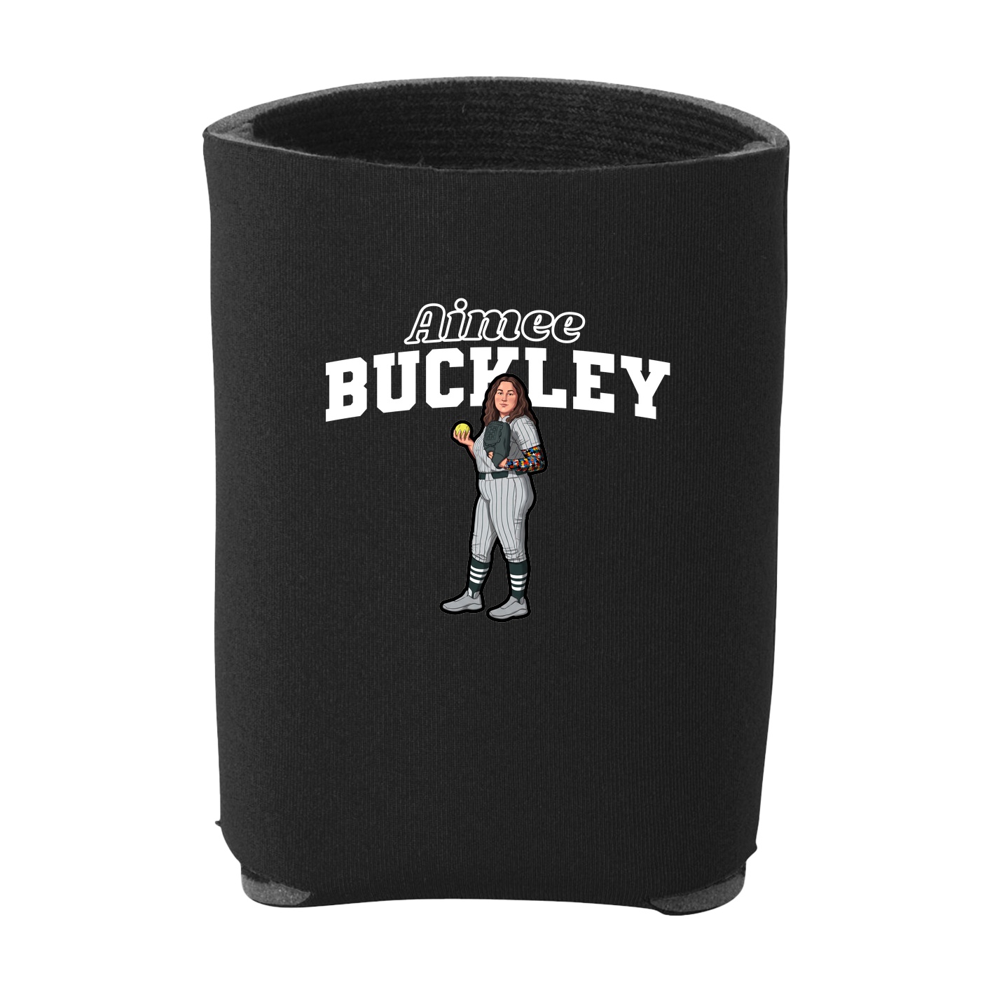 Can Holder — Name Arch in Black