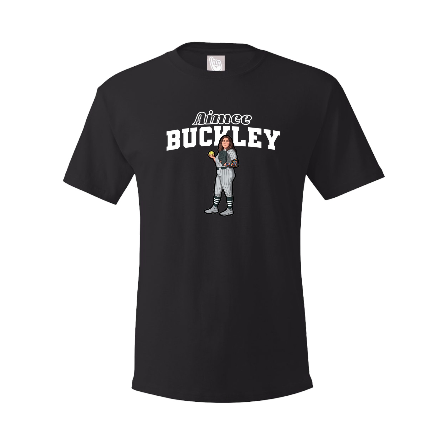Youth Tee — Name Arch in Black