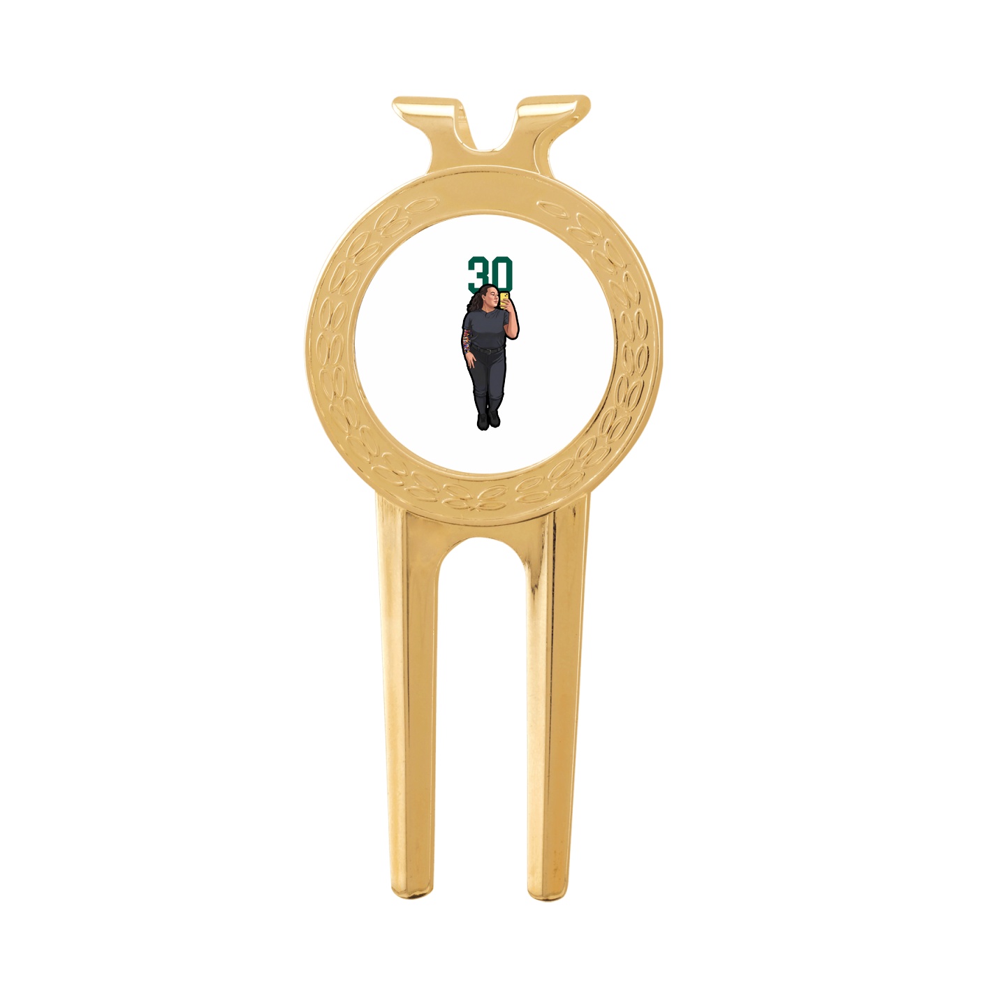 Divot Tool with Ball Marker — Number Top in Classic