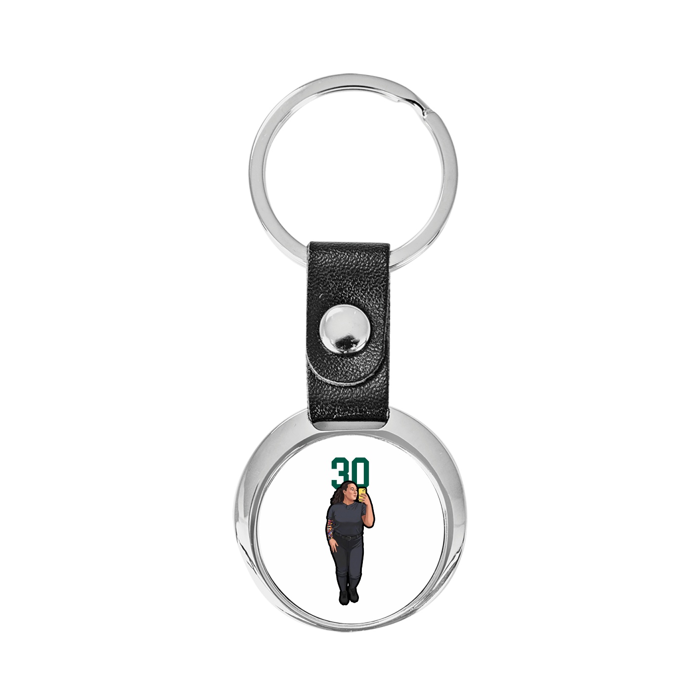 Key Chain — Number Top in Classic