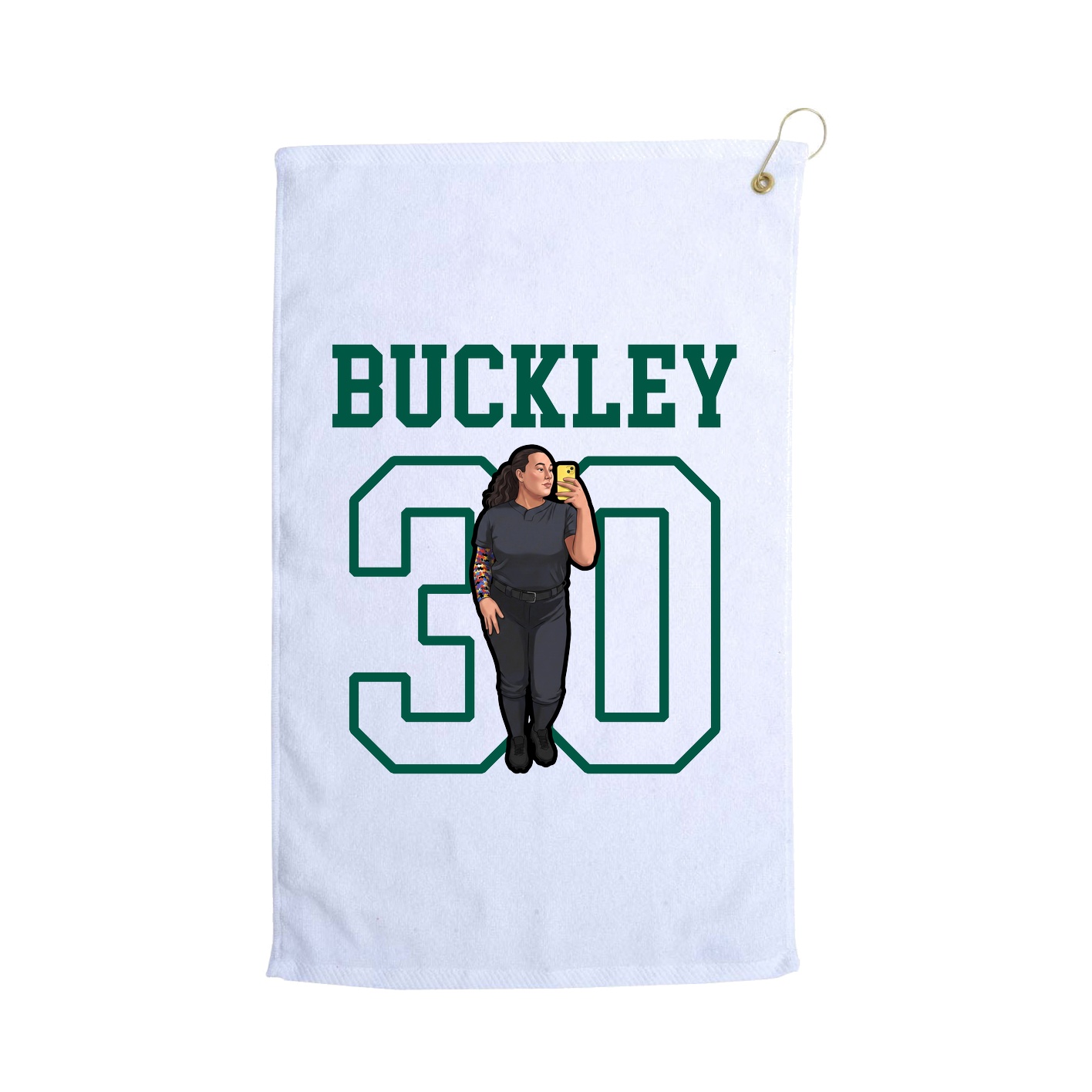 Golf Towel — Shirsey in White