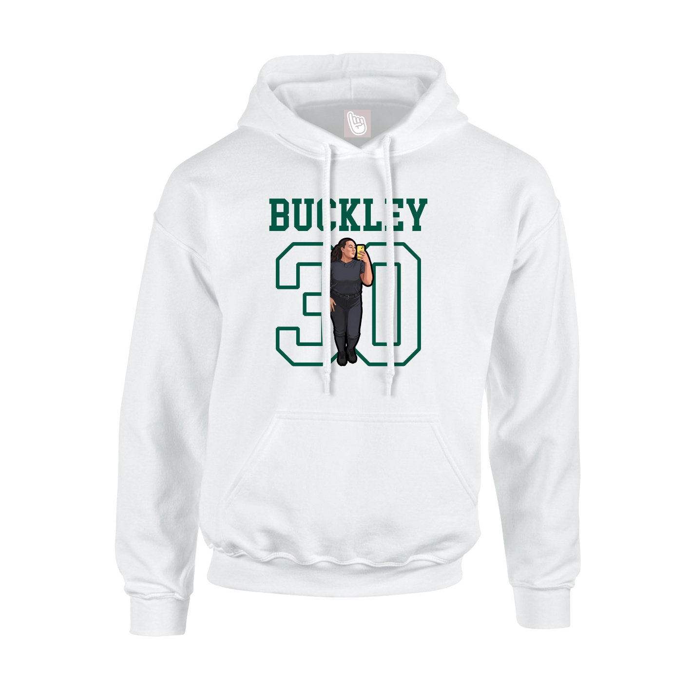 Youth Hoodie — Shirsey in White