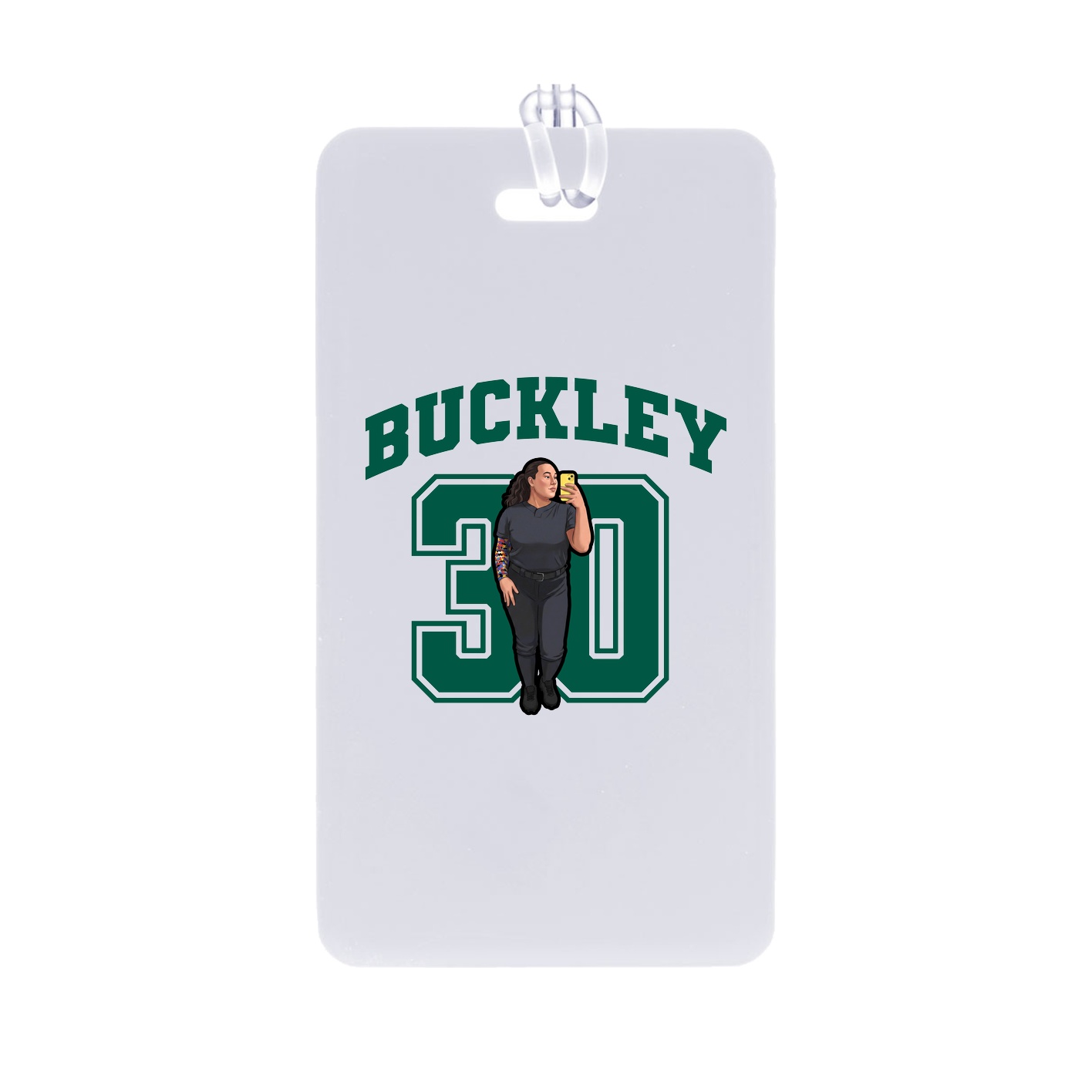 Bag Tag — Number in Classic