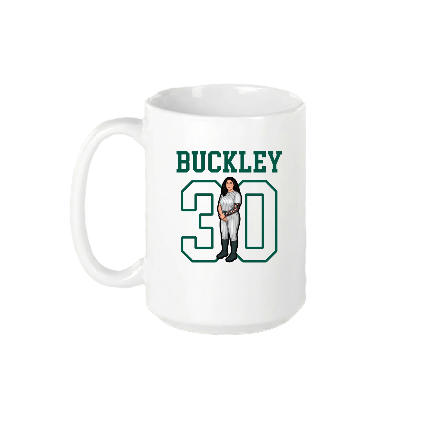 15oz Coffee Mug — Shirsey in White
