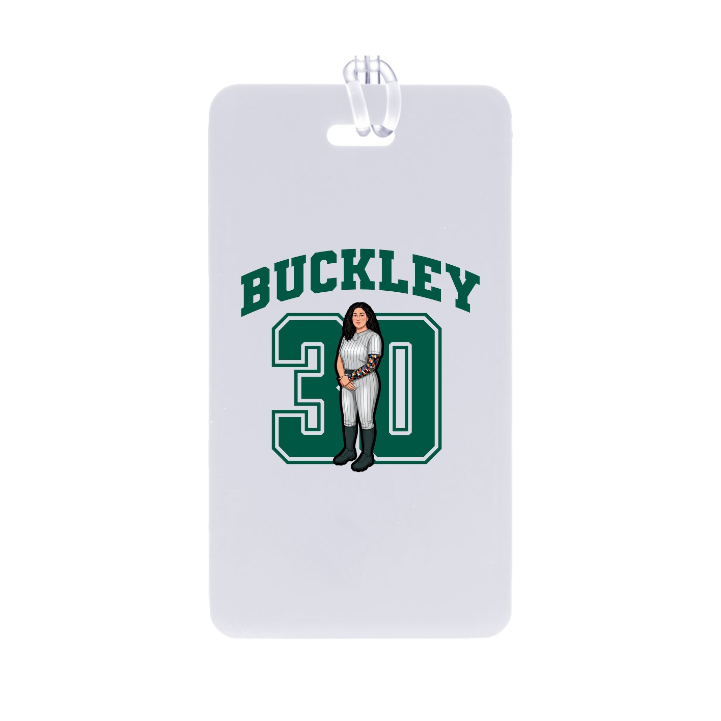 Bag Tag — Number in Classic