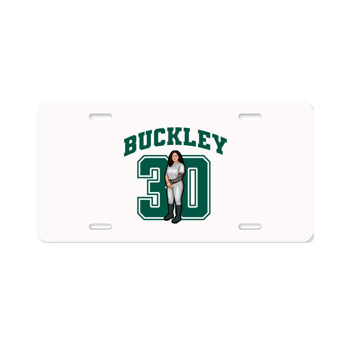 License Plate — Number in Classic