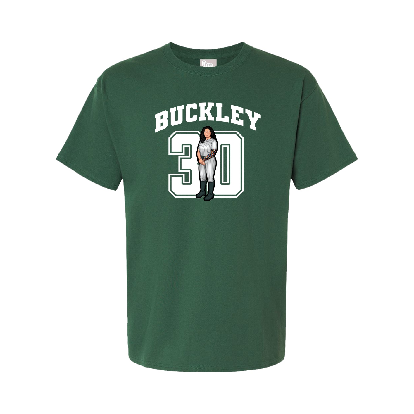Tee — Number in Green