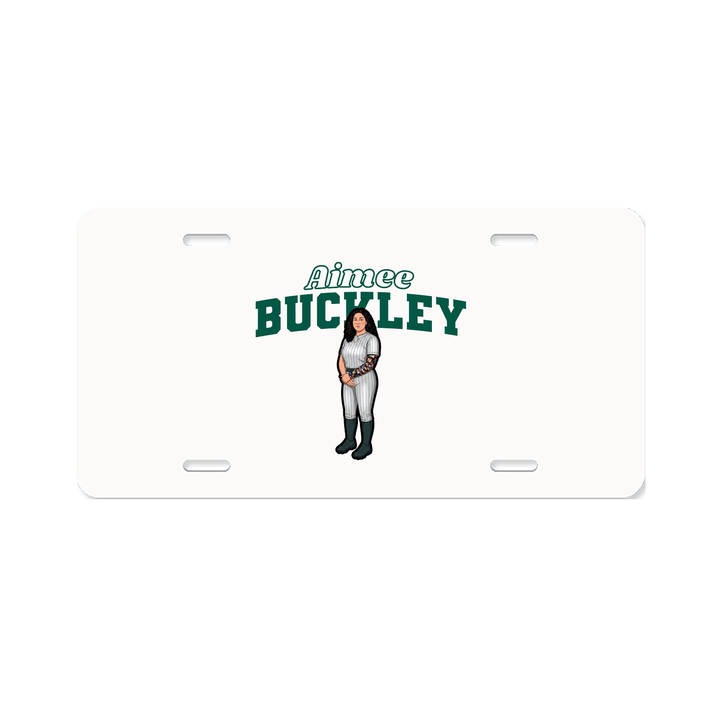 License Plate — Name Arch in Classic