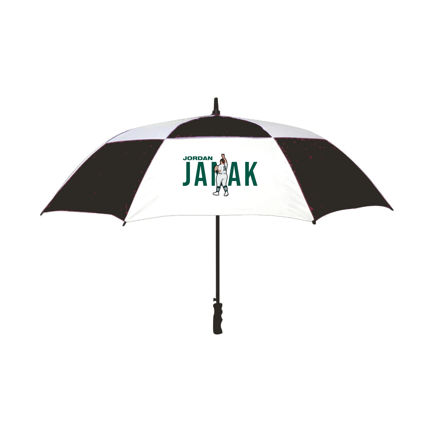 Golf Umbrella — Player Name in Black