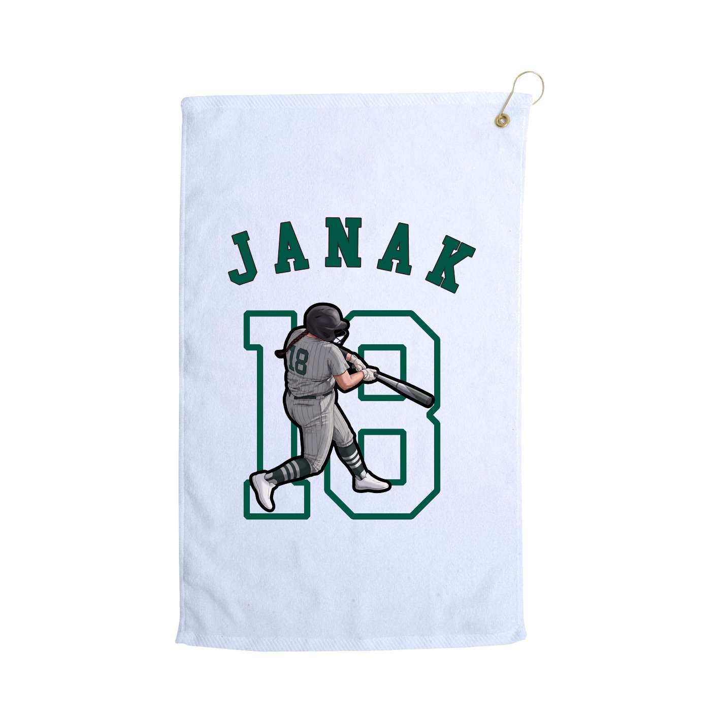 Golf Towel — Shirsey Arch in White