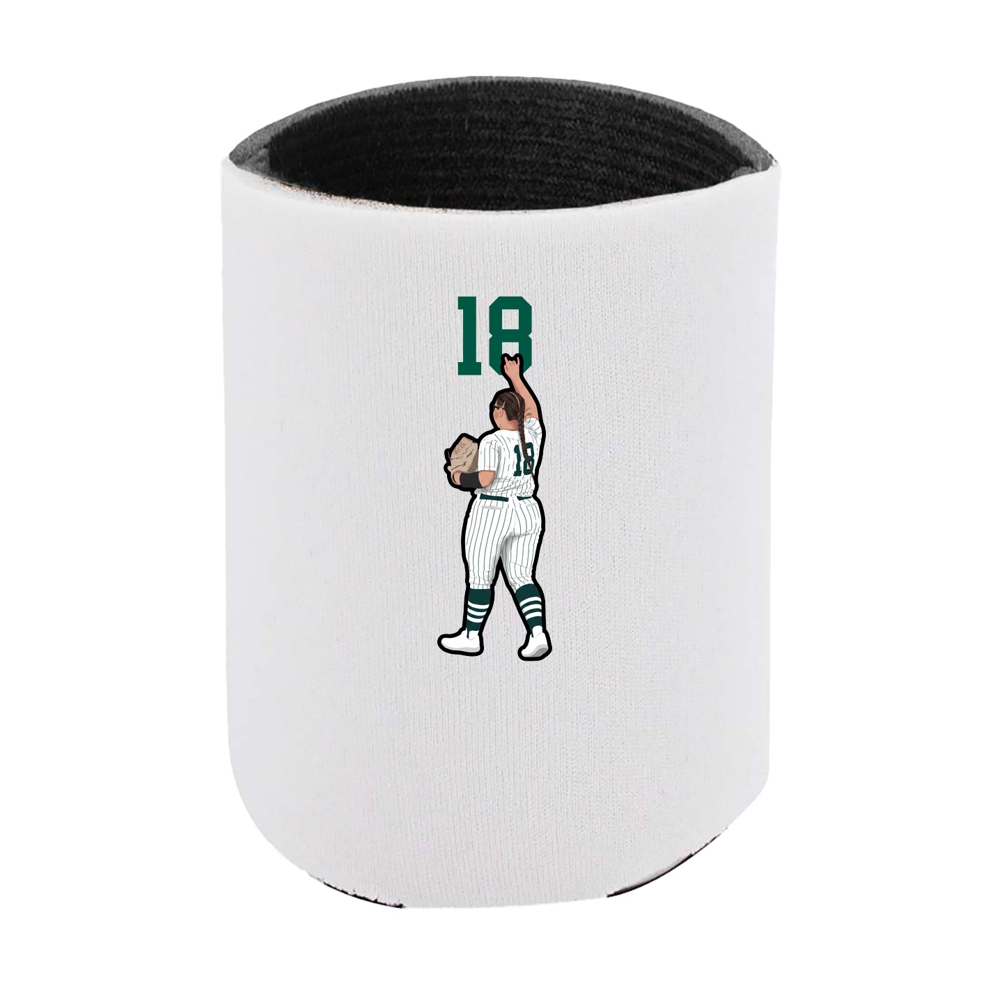 Can Holder — Number Top in White