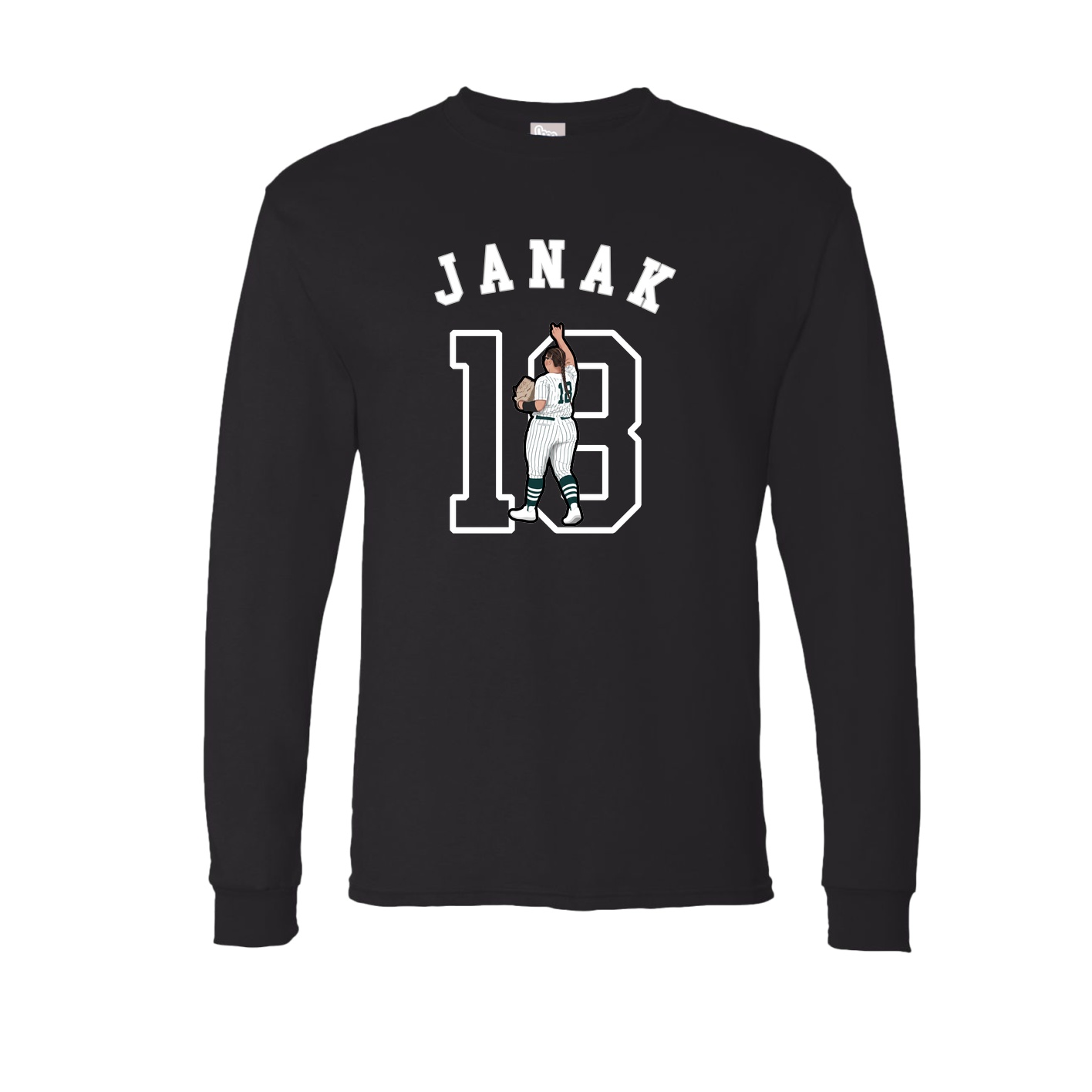 Long Sleeve Tee — Shirsey Arch in Black