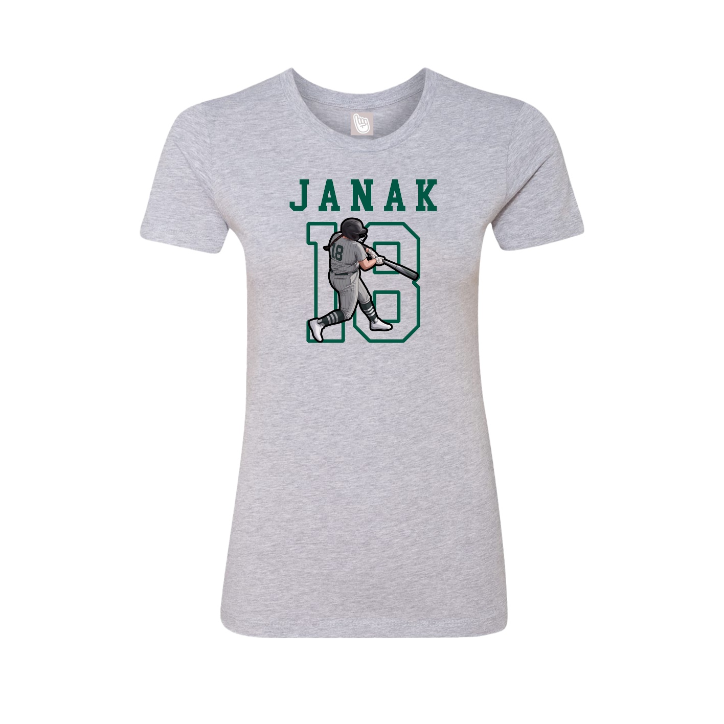 Fitted Women's Tee — Shirsey in Grey