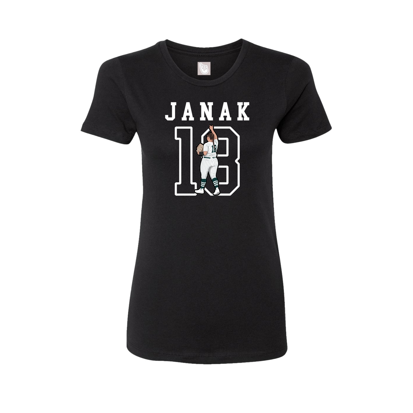 Fitted Women's Tee — Shirsey in Black
