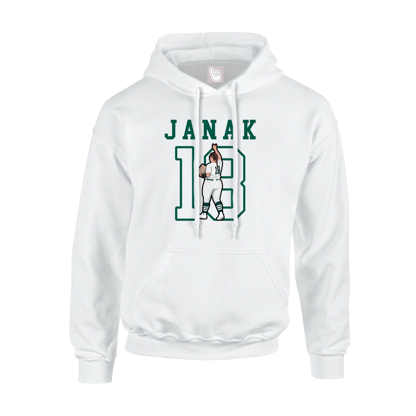 Hoodie — Shirsey in White