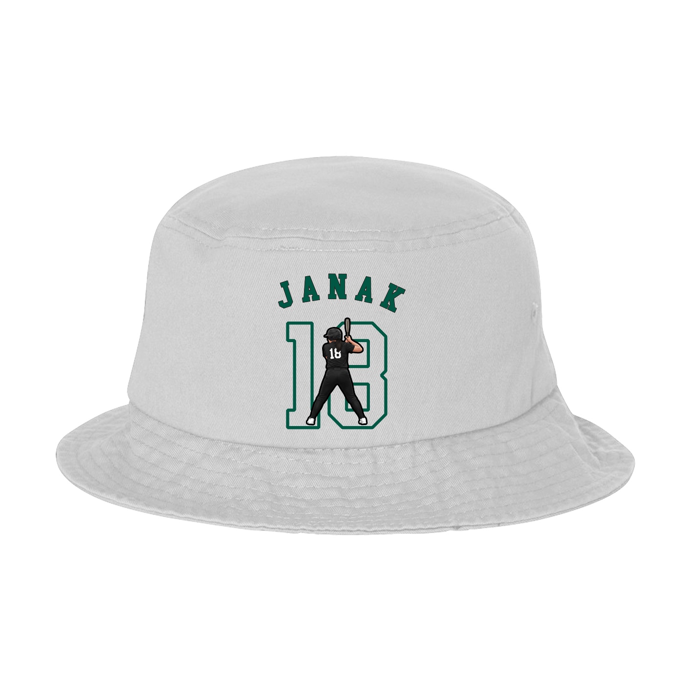 Bucket Cap — Shirsey Arch in White