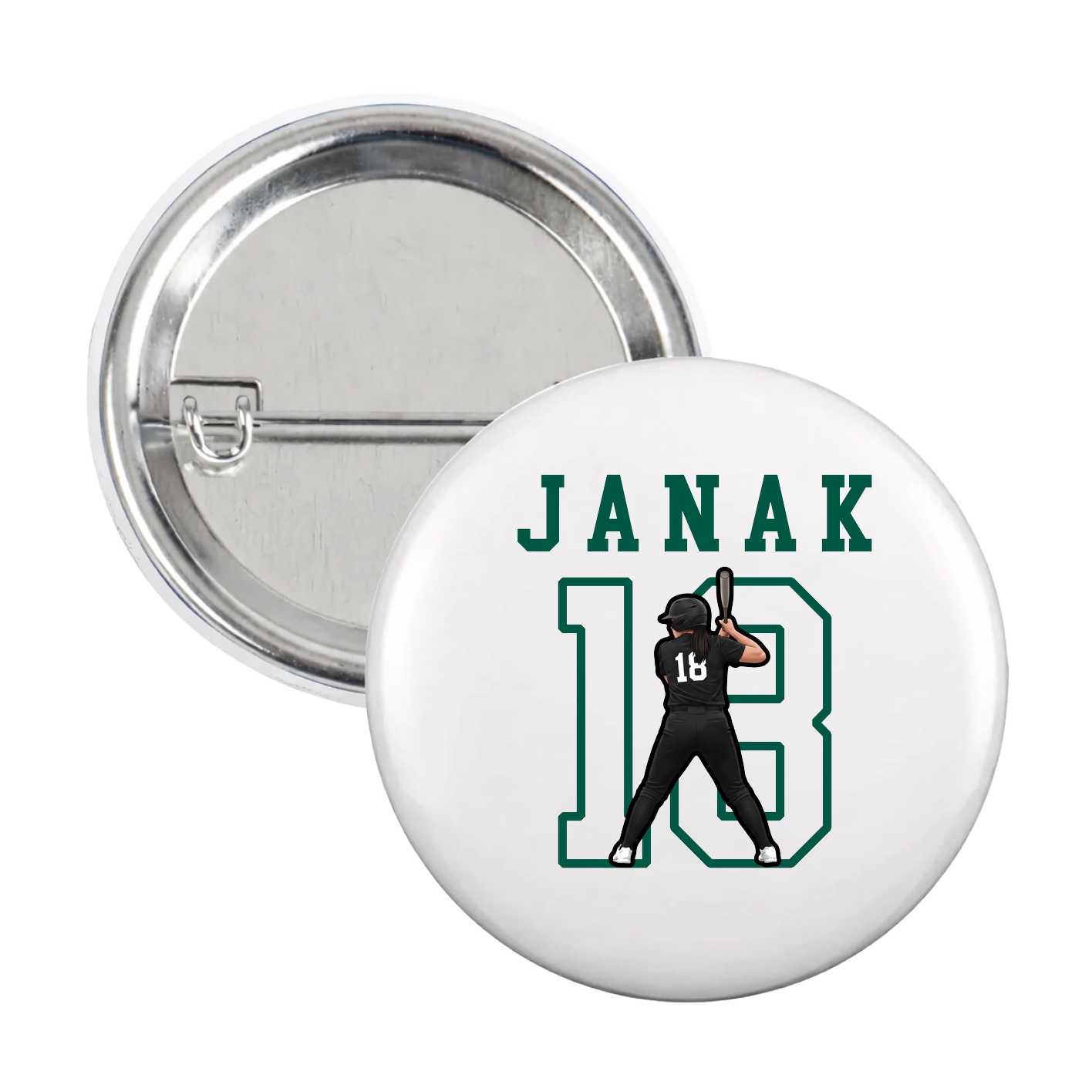 Game Day Button — Shirsey in White