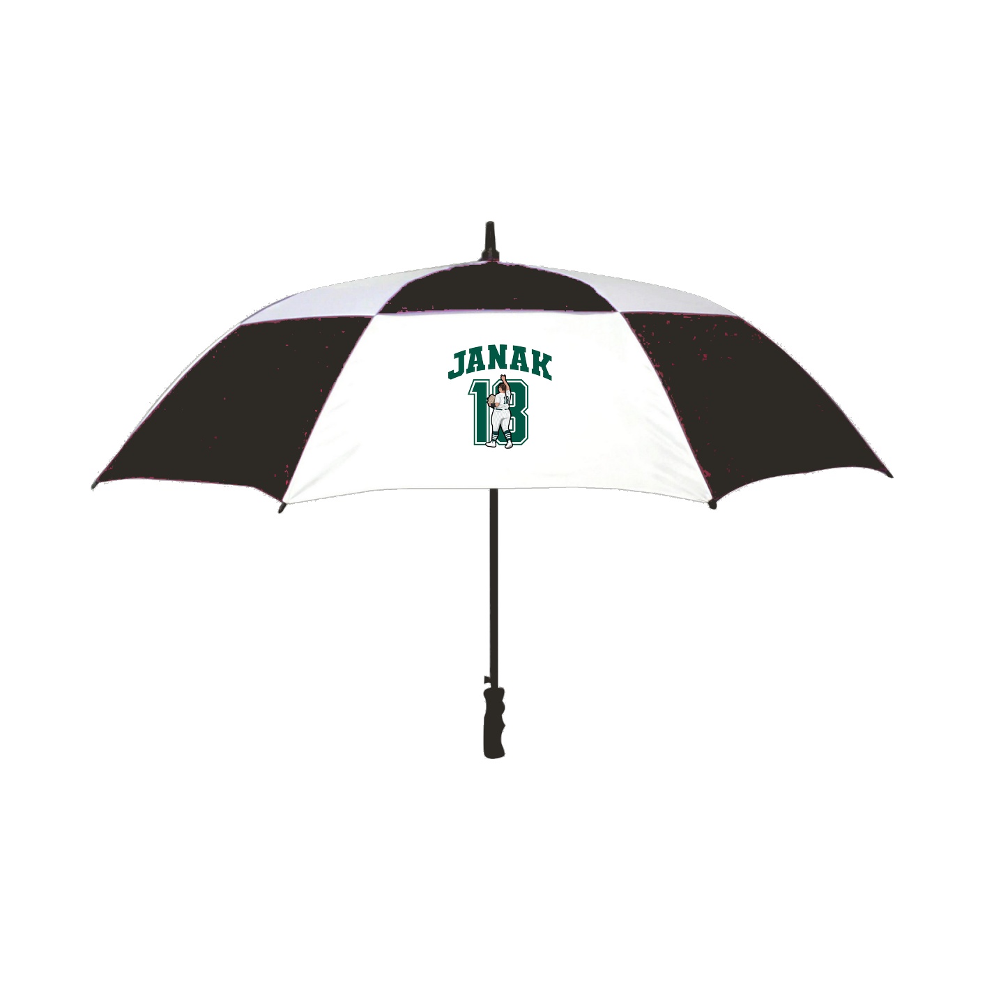Golf Umbrella — Number in Black