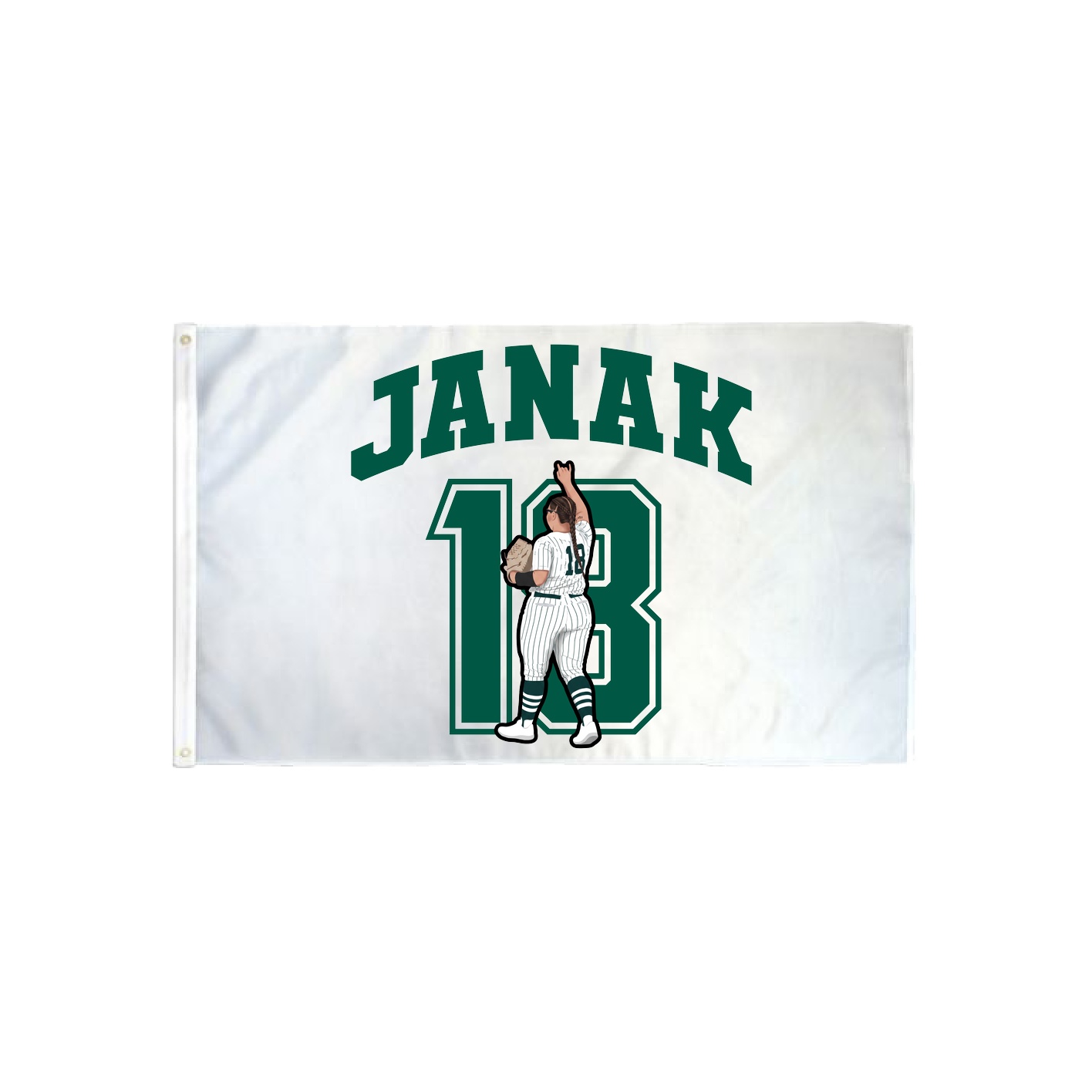 3x5 Flag — Number in Classic