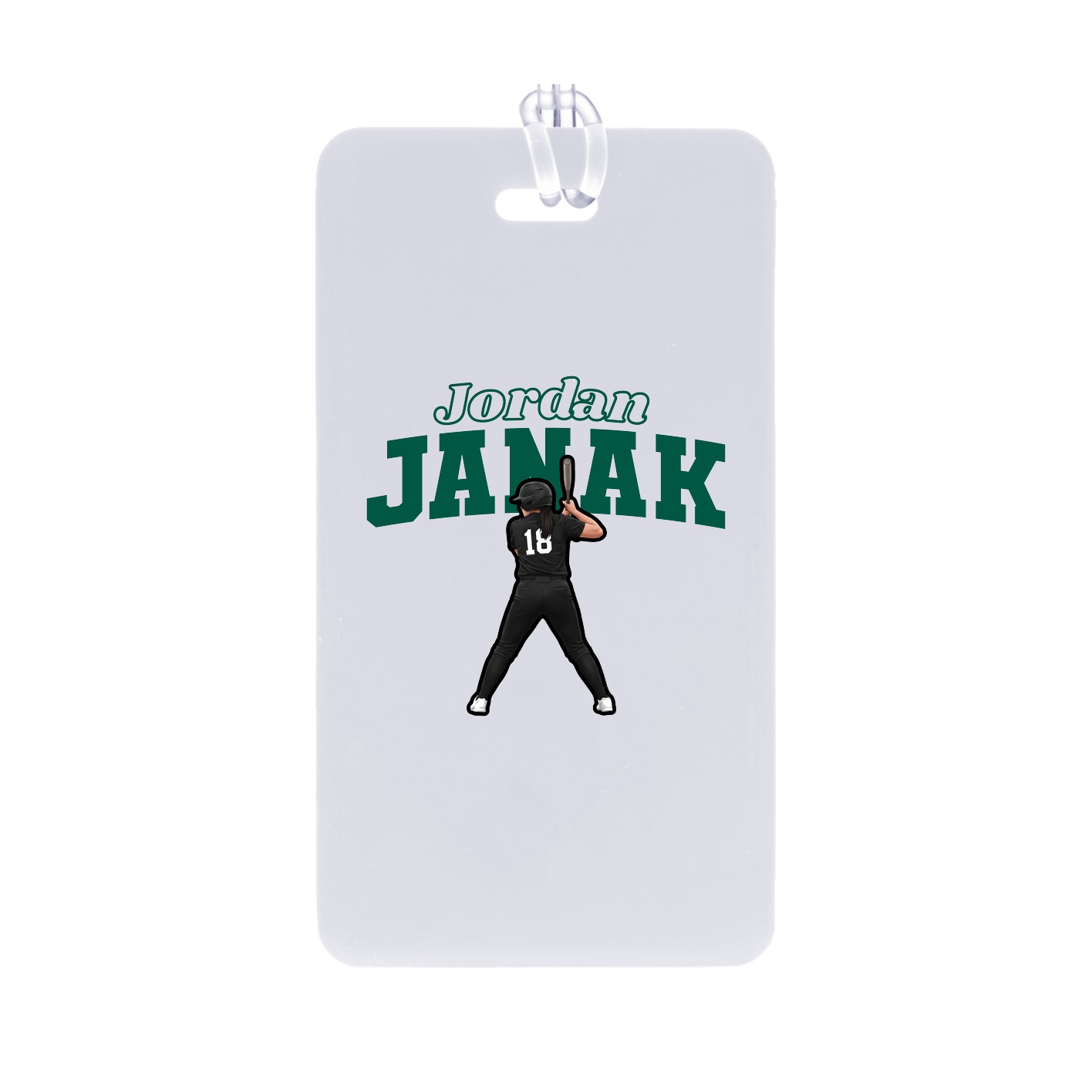 Bag Tag — Name Arch in Classic