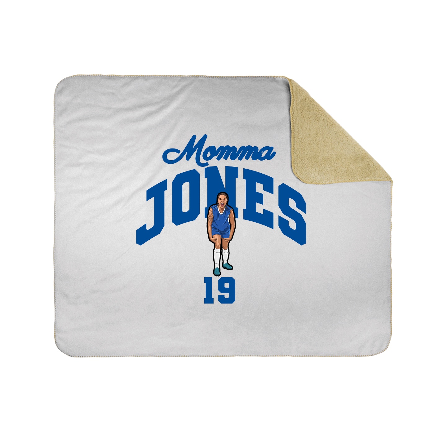 Throw Blanket — Mothers Day Arch in White