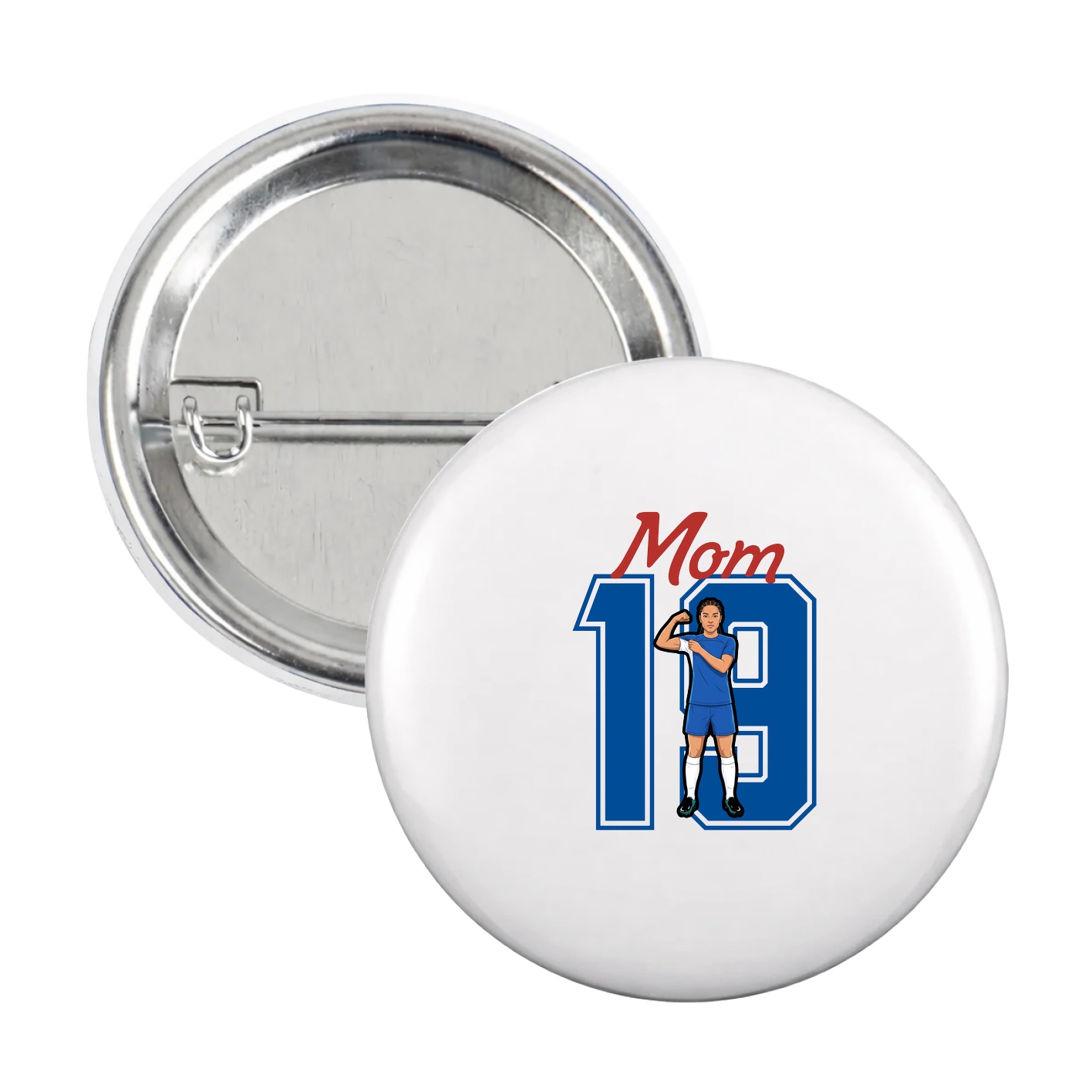 Game Day Button — Mothers Day Shirsey in White