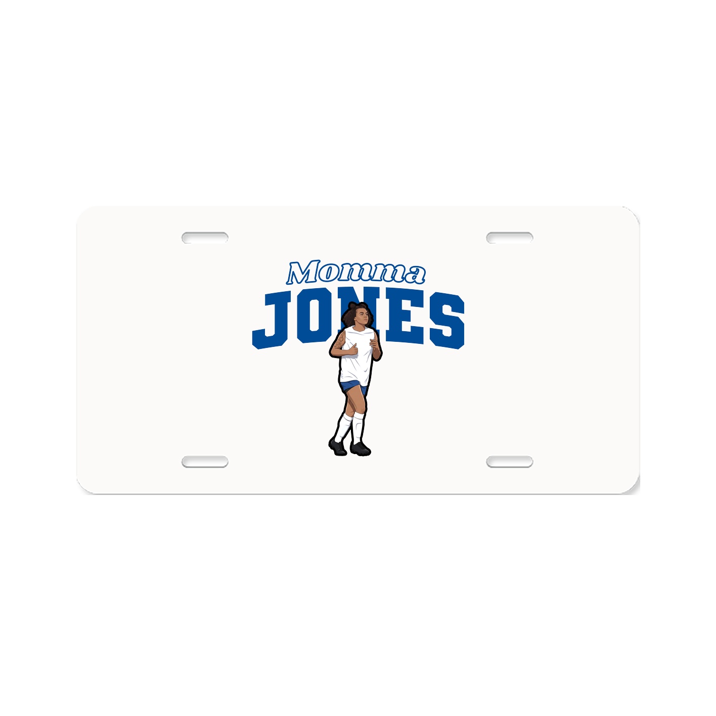 License Plate — Mothers Day Block in Classic