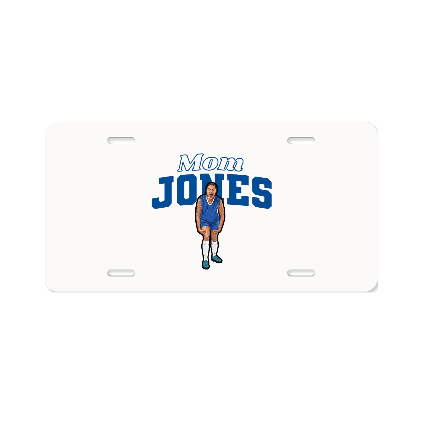 License Plate — Mothers Day Block in Classic