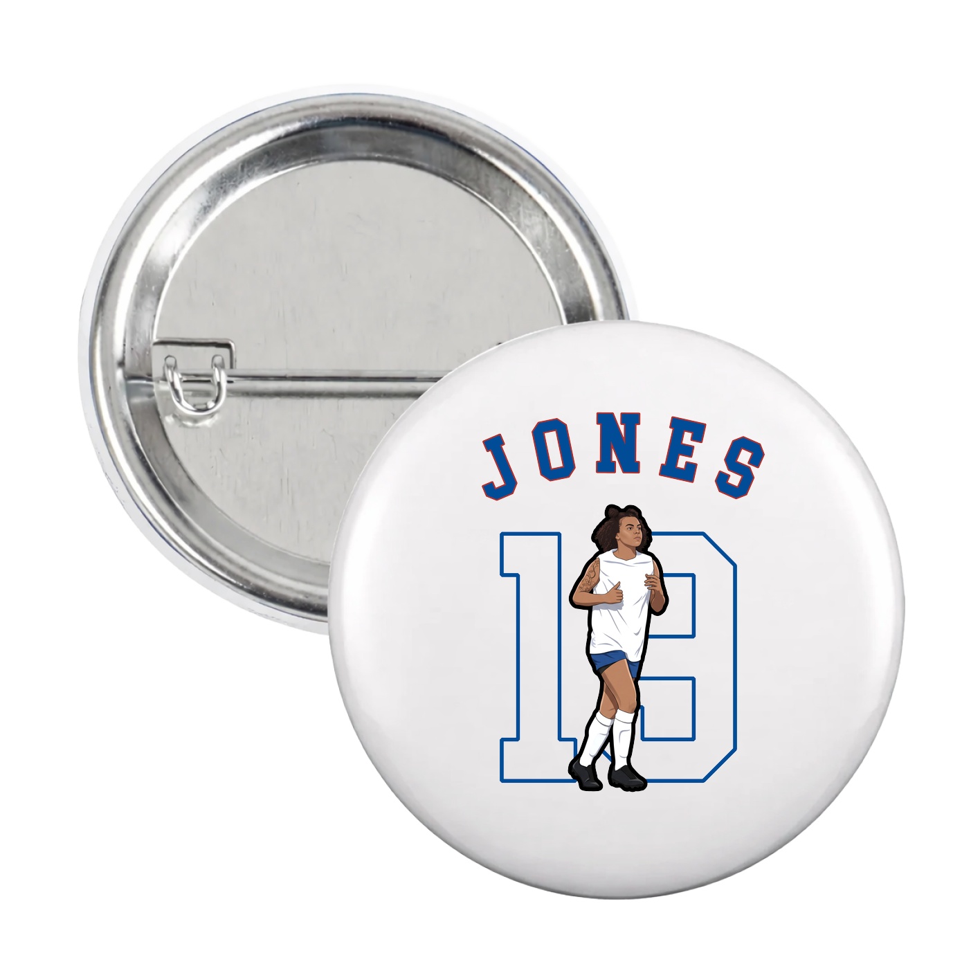 Game Day Button — Shirsey Arch in White