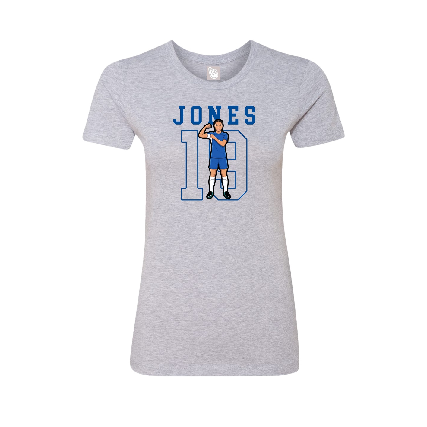 Fitted Women's Tee — Shirsey in Grey