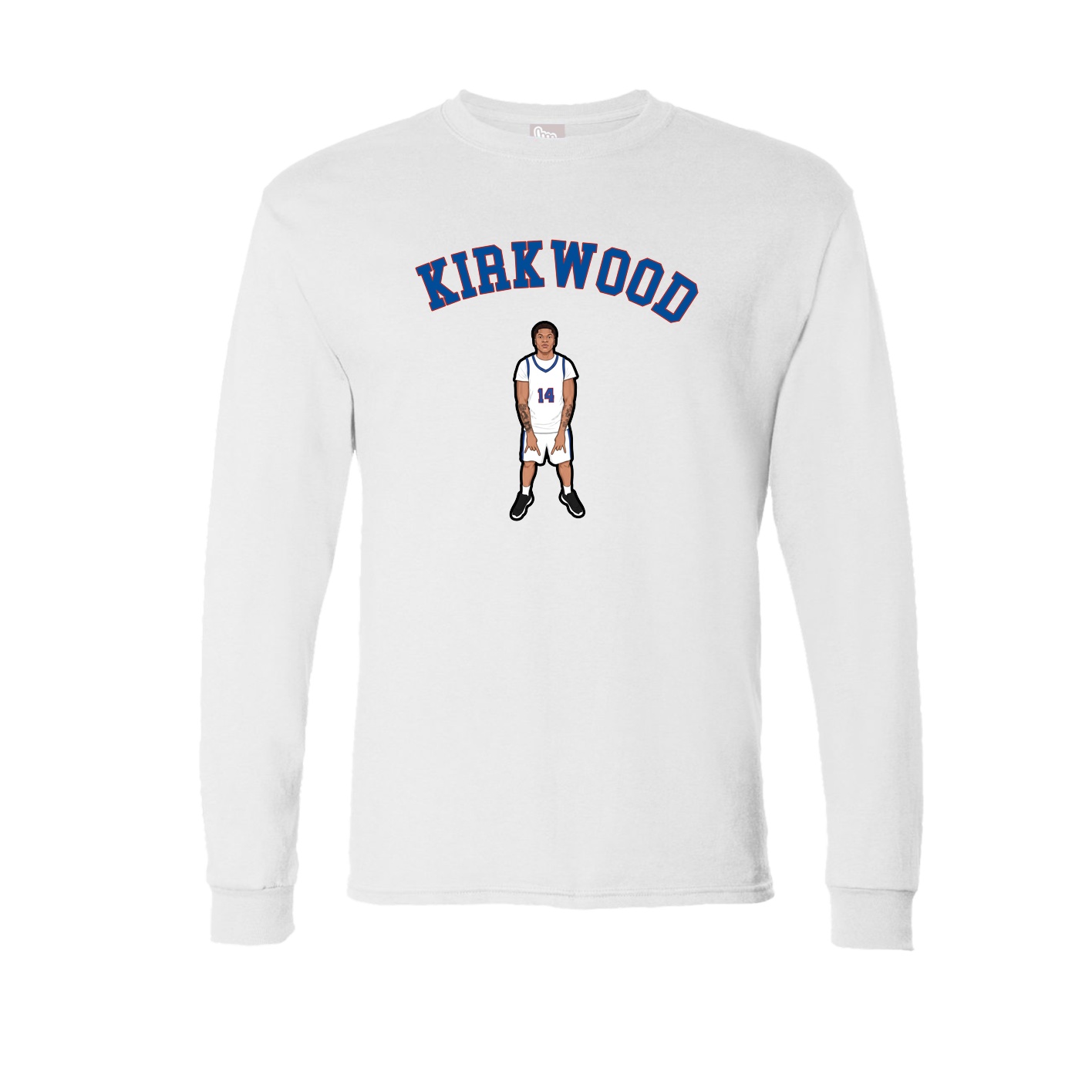 Long Sleeve Tee — Shirsey Arch in White