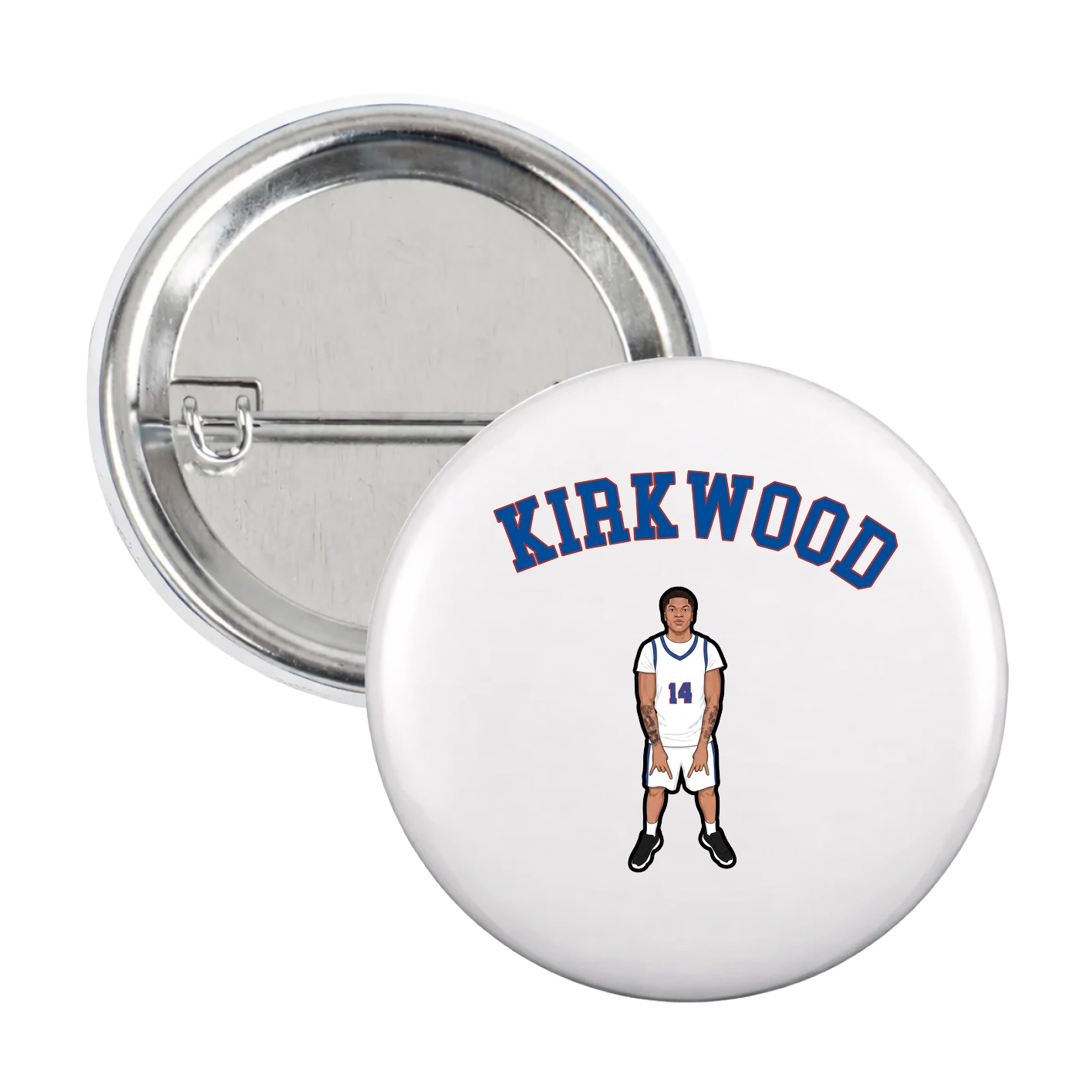 Game Day Button — Shirsey Arch in White