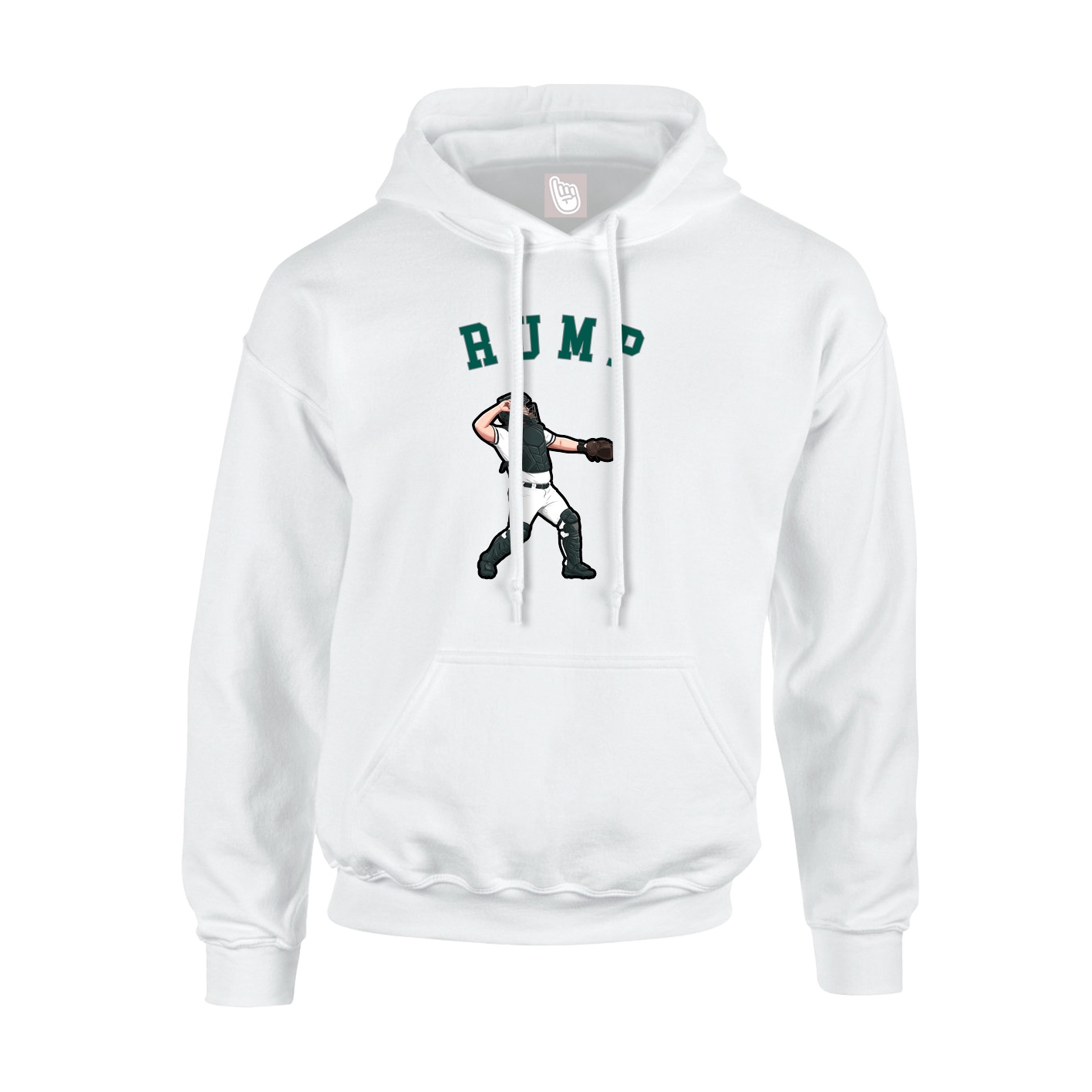 Hoodie — Shirsey Arch in White