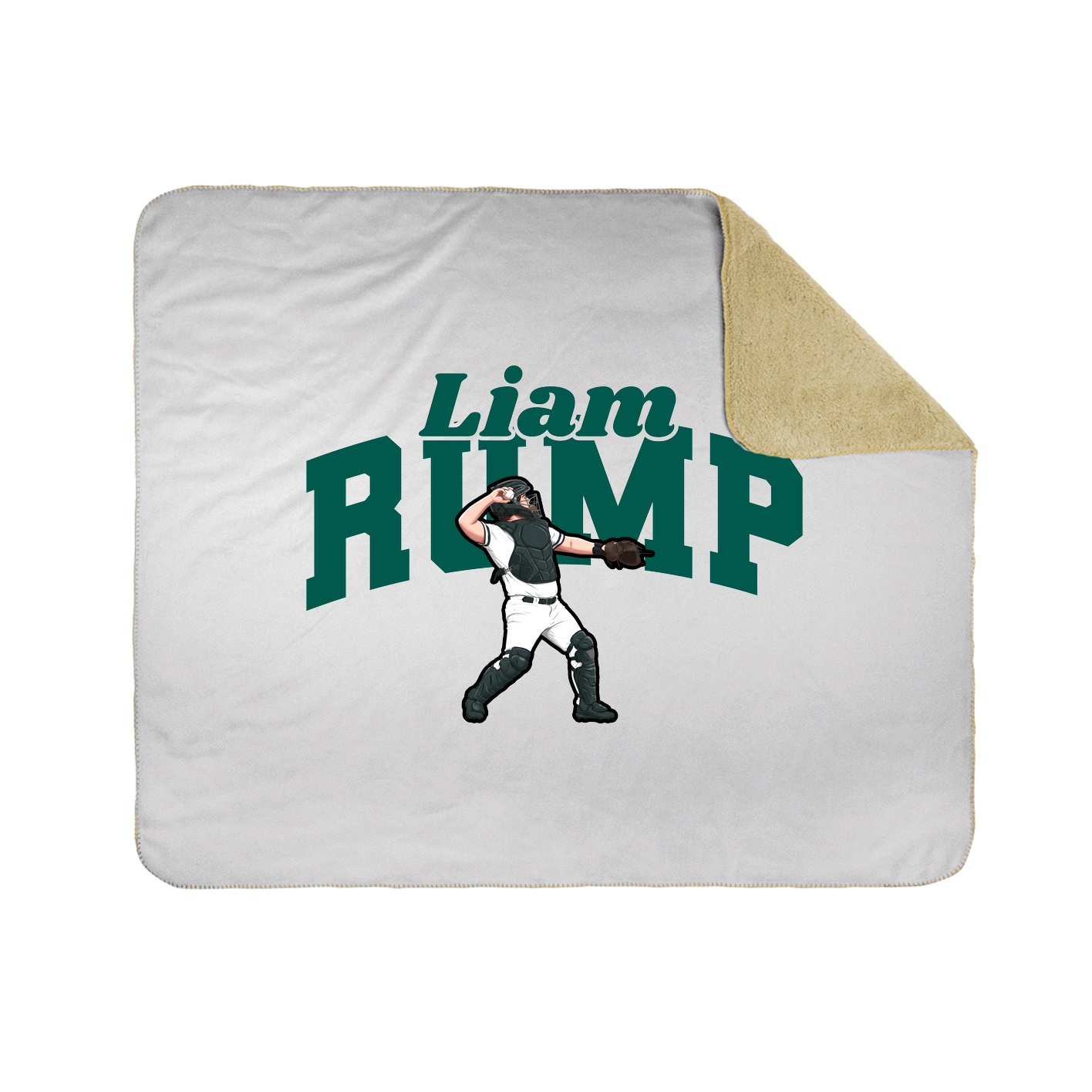 Throw Blanket — Signature Arch in White