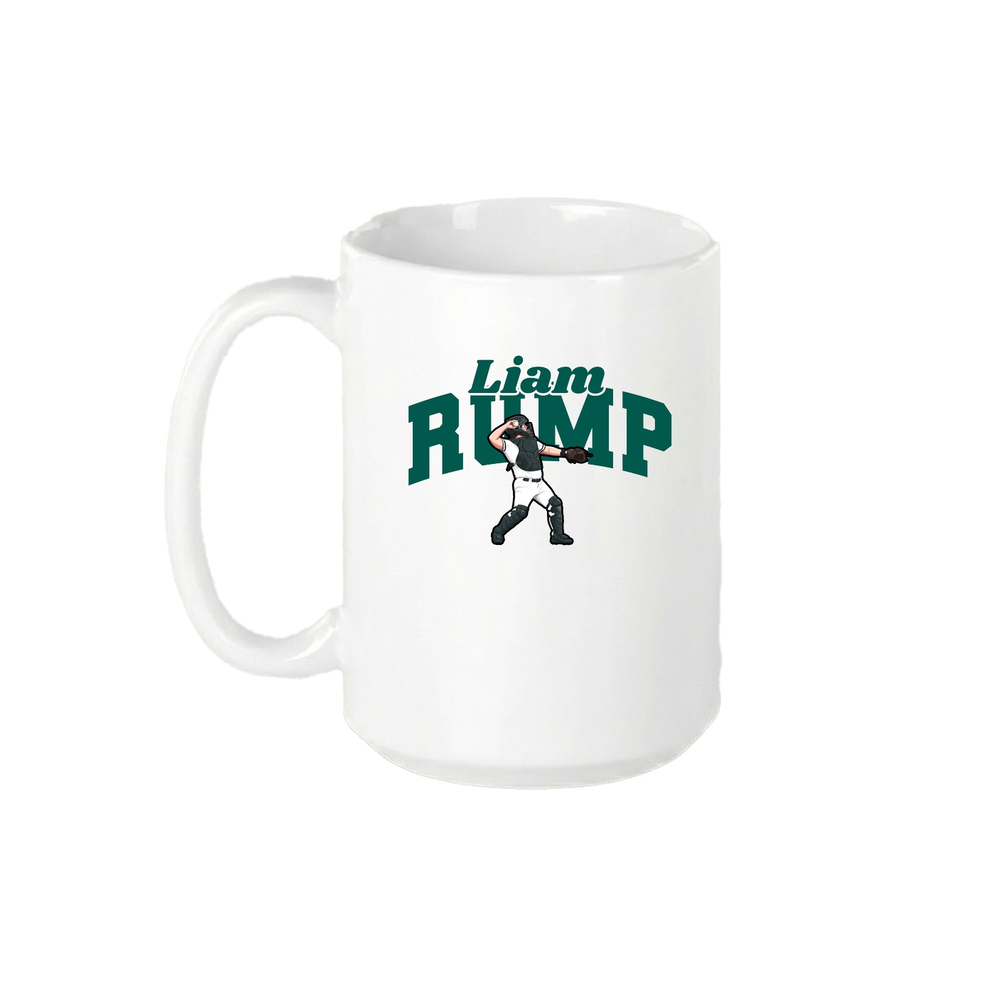 15oz Coffee Mug — Signature Arch in White