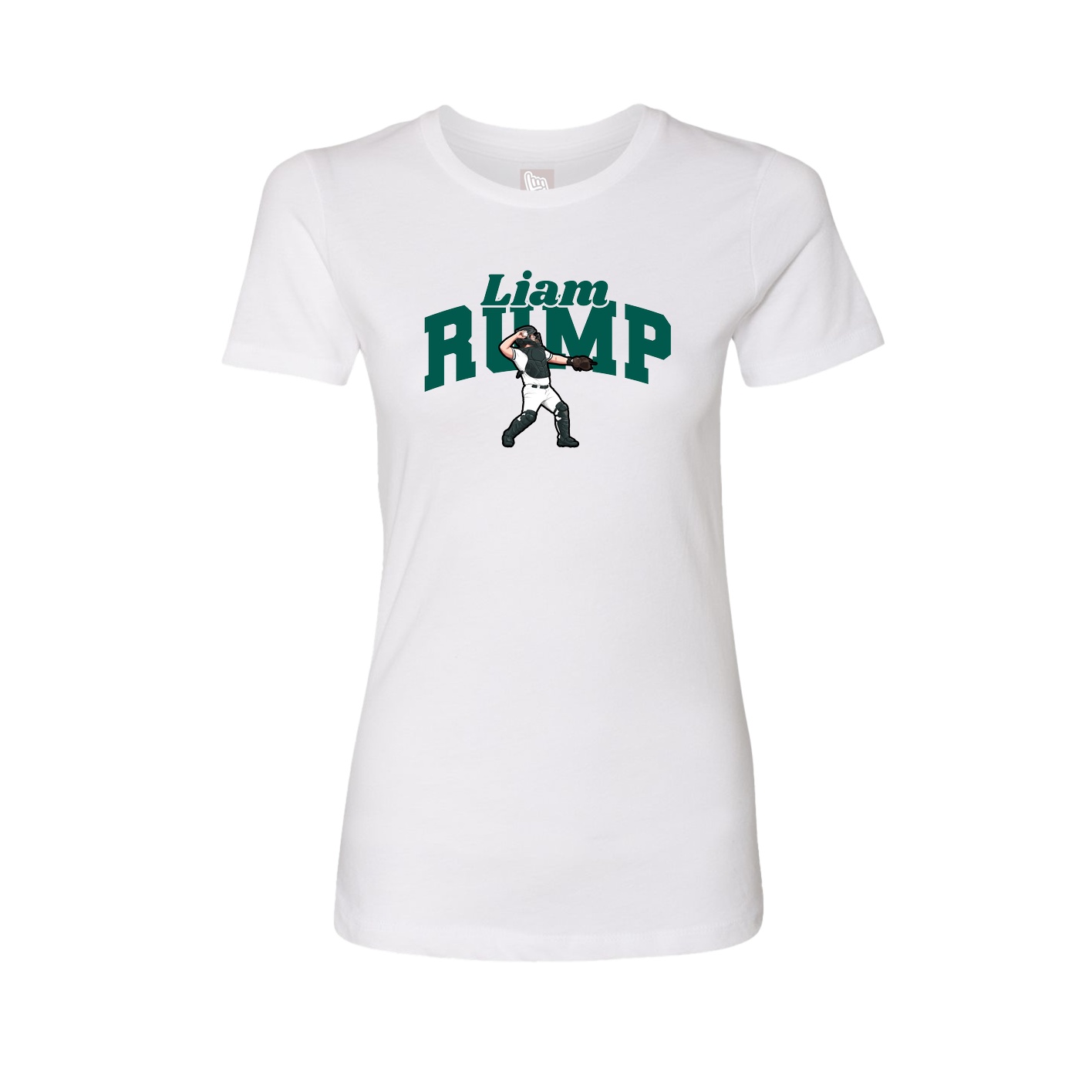 Womens Tee — Signature Arch in White